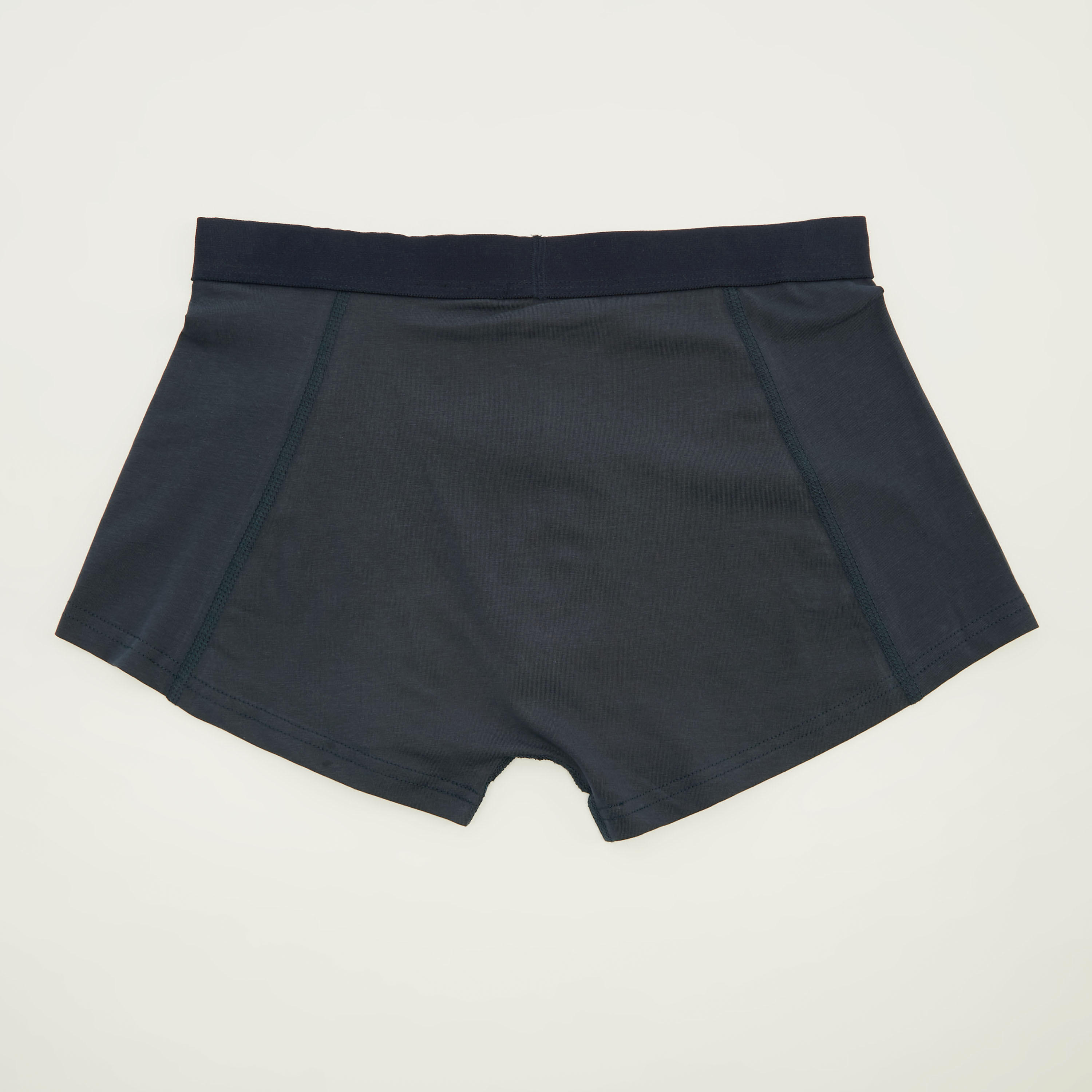 شورت ترانك سادة بخصر مطّاطي- طقم من 3 قطع-men-clothing-innerwear-underwear-image-4