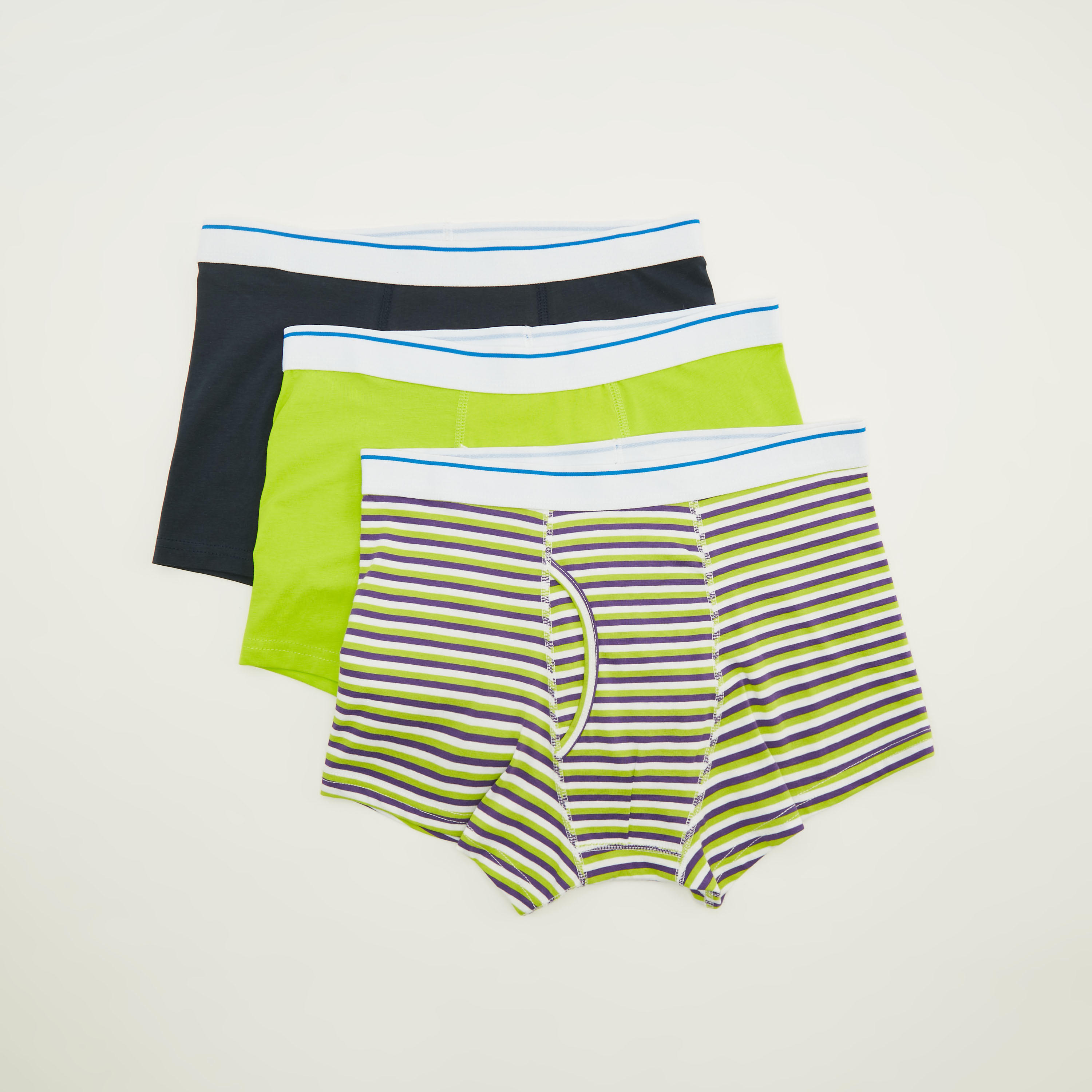 شورتات ترانك متنوّعة بخصر مطّاطي - طقم من 3-men-clothing-innerwear-underwear-image-4