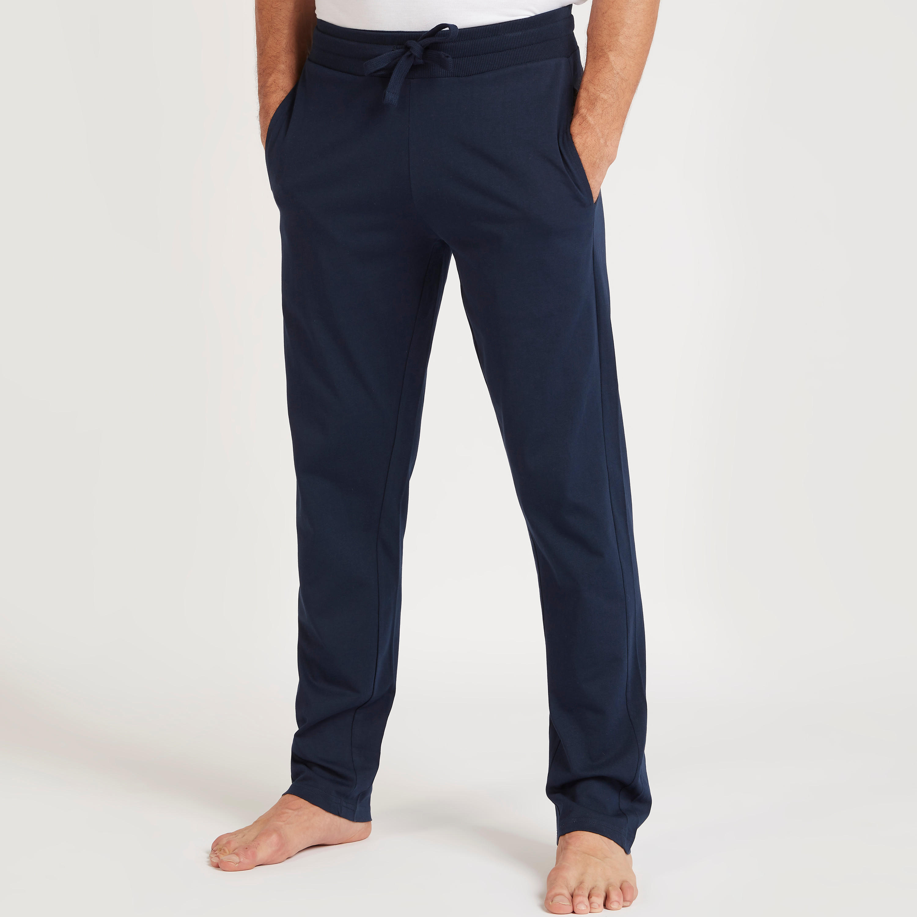 طقم بنطلون بيجاما طويل وتيشيرت مخطّط-men-clothing-nightwear-sets-image-3
