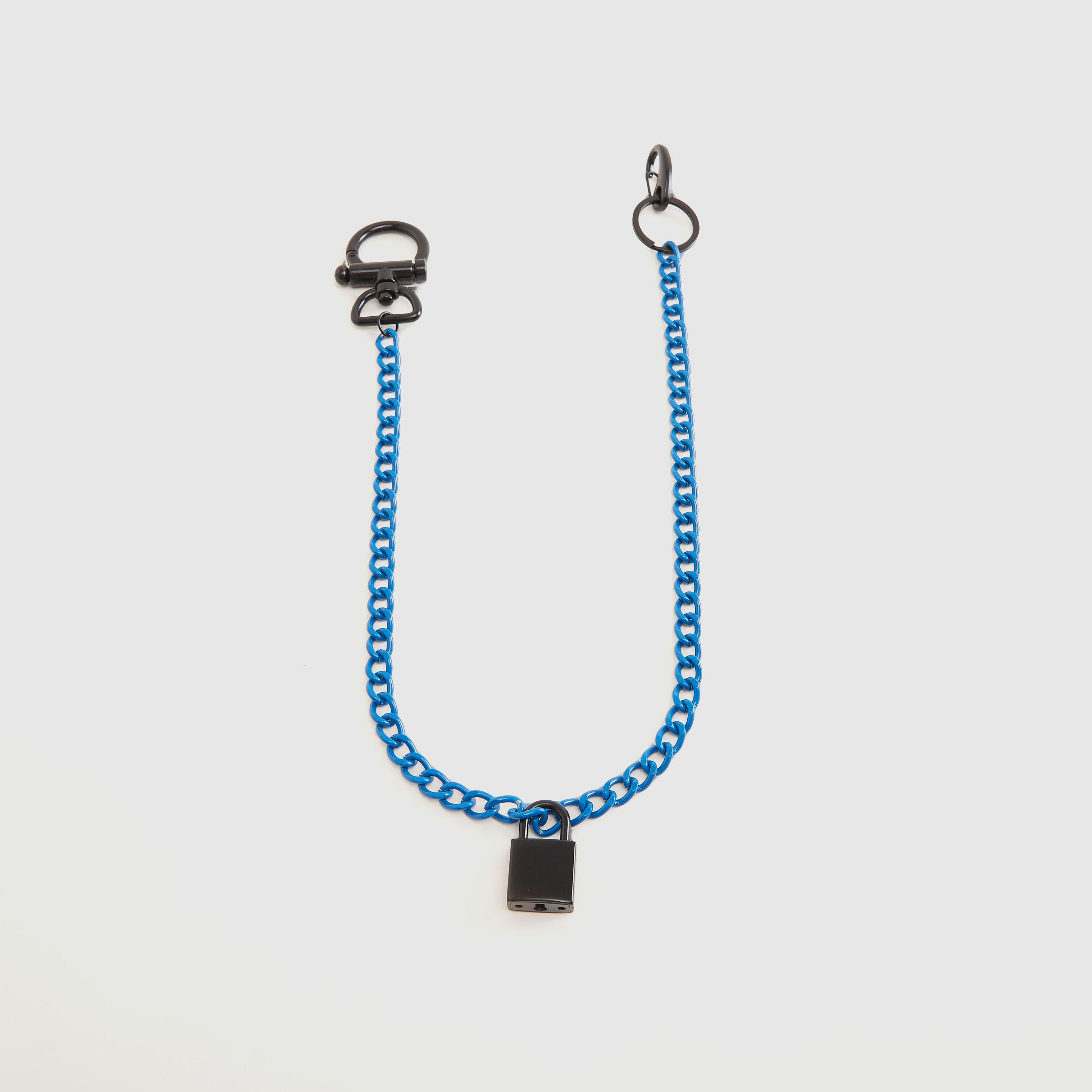 Metallic Jeans Chain with Lock Charm-women-clothingaccessories-novelties-image-1
