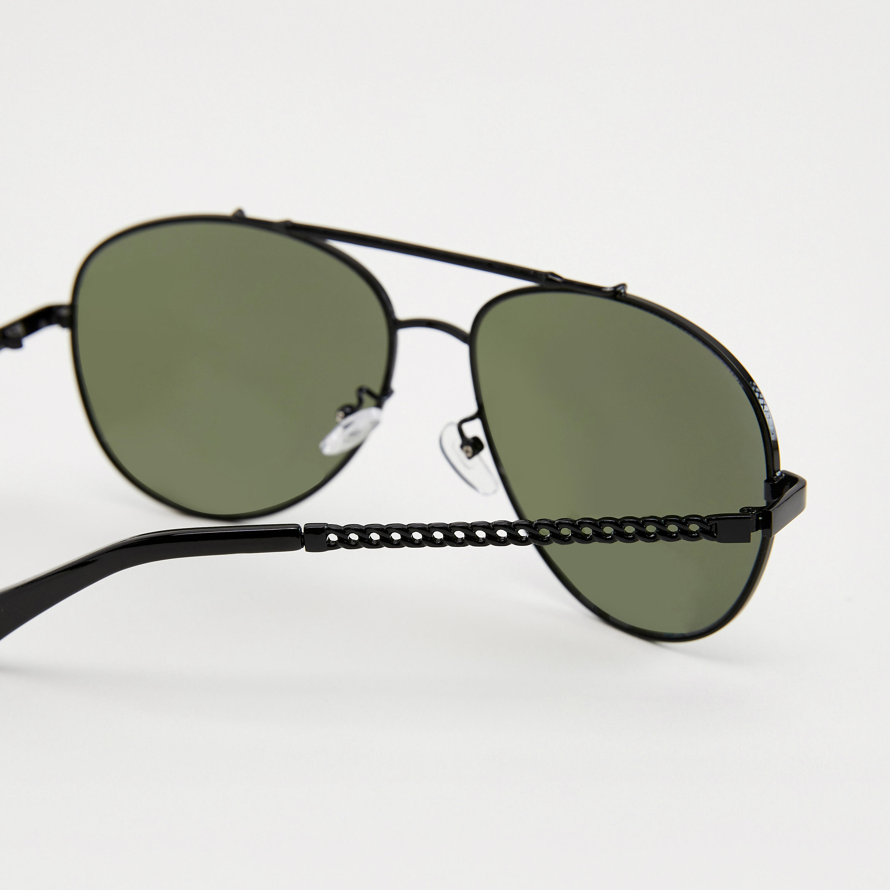 نظّارة شمسية أفياتور بإطار كامل ووسادات للأنف-men-sunglasses-image-3