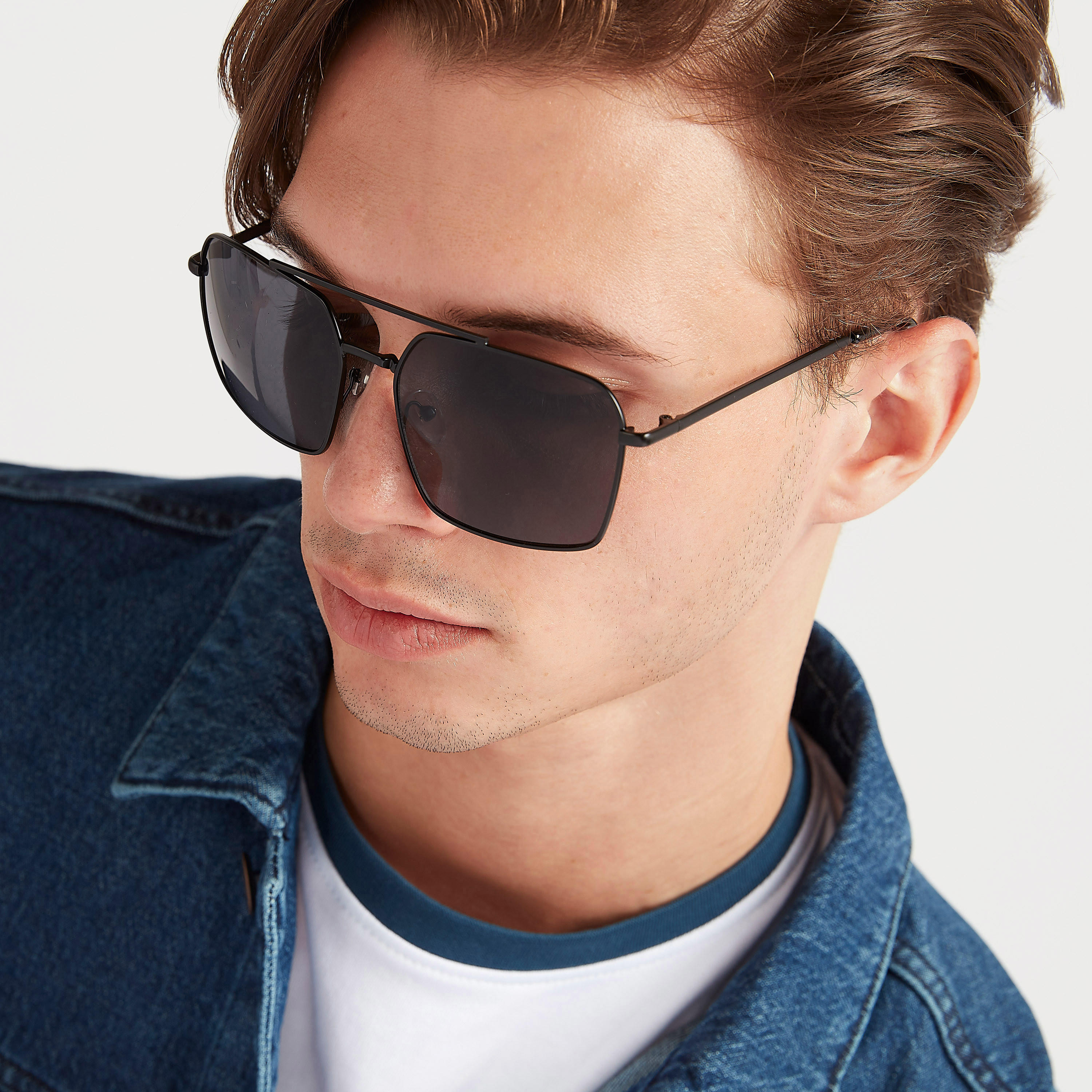 نظارة شمسية واي فيرار بإطار كامل ووسادات أنف-men-sunglasses-image-2