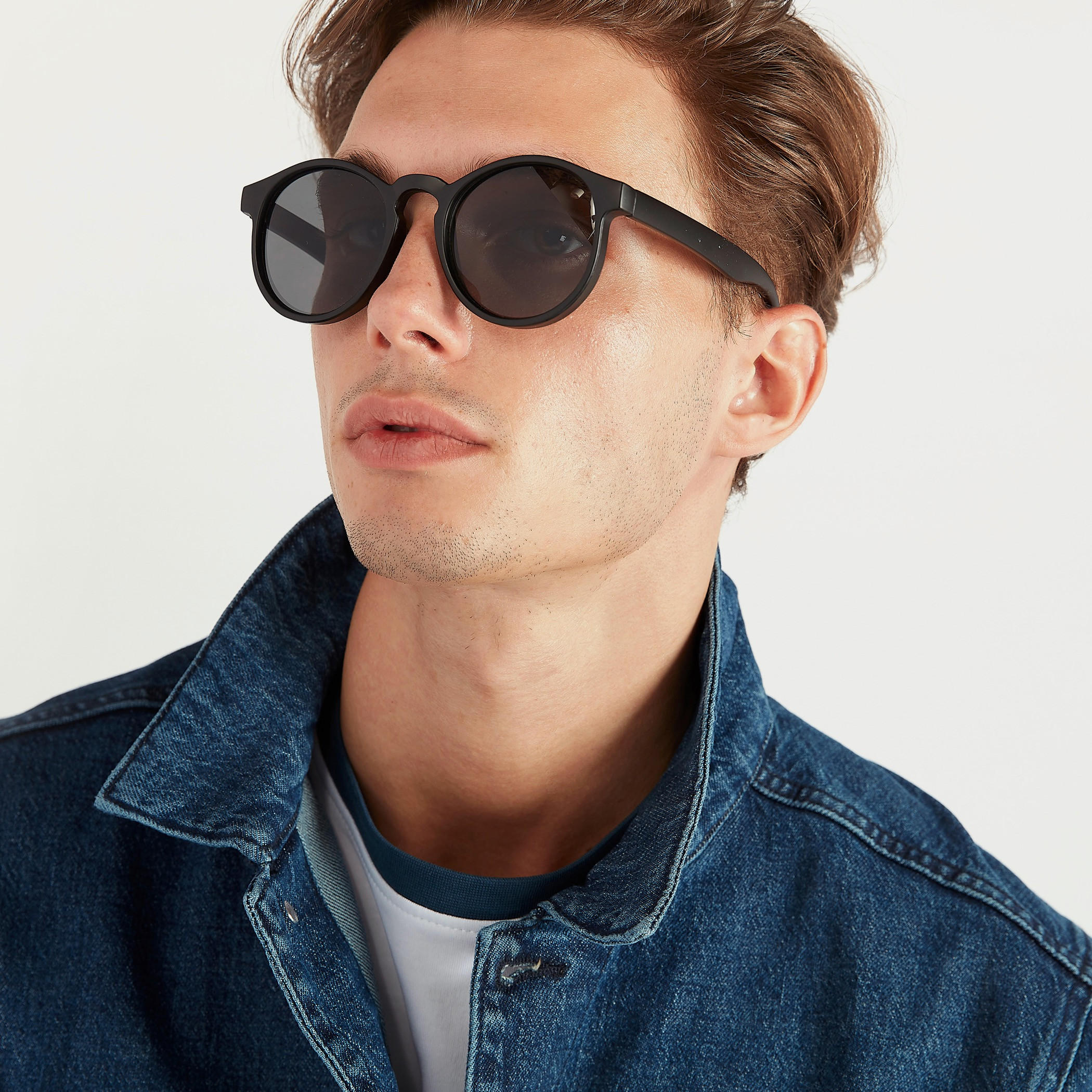 نظّارة شمسية بإطار كامل ووسادات للأنف-men-sunglasses-image-2