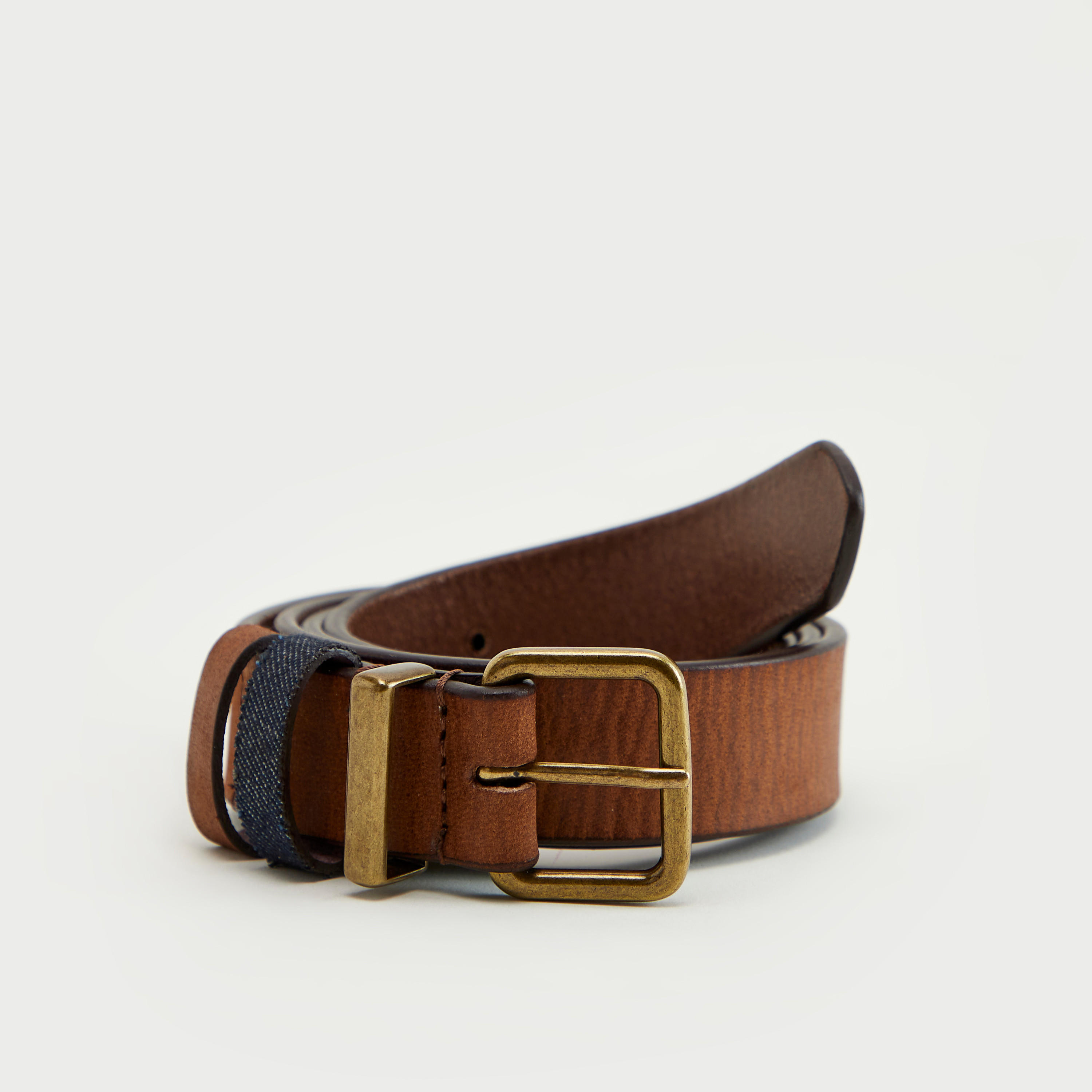 Textured Leather Belt with Pin Buckle Closure-men-beltsandwallets-belts-image-1