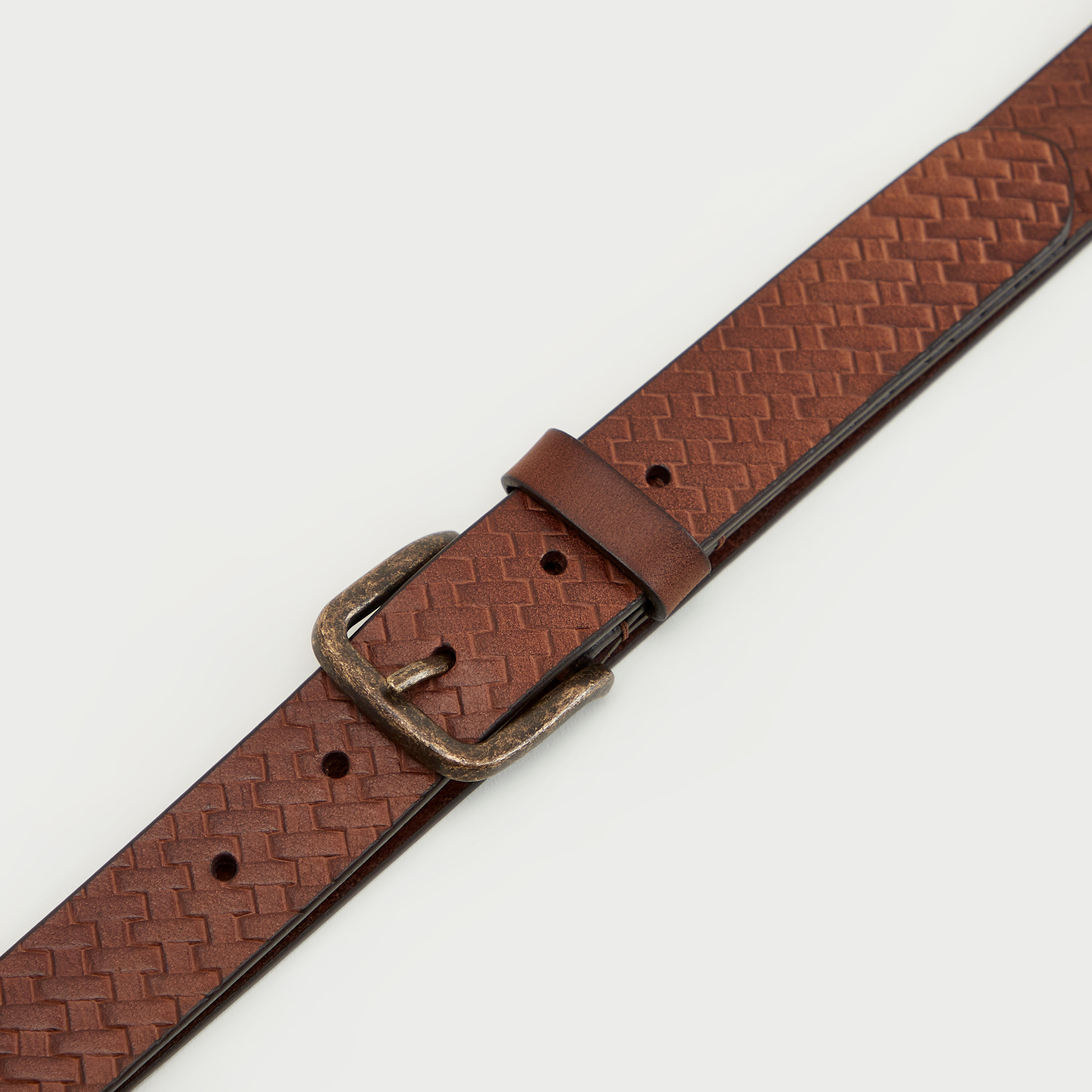 Textured Leather Belt with Pin Buckle Closure-men-beltsandwallets-belts-image-3