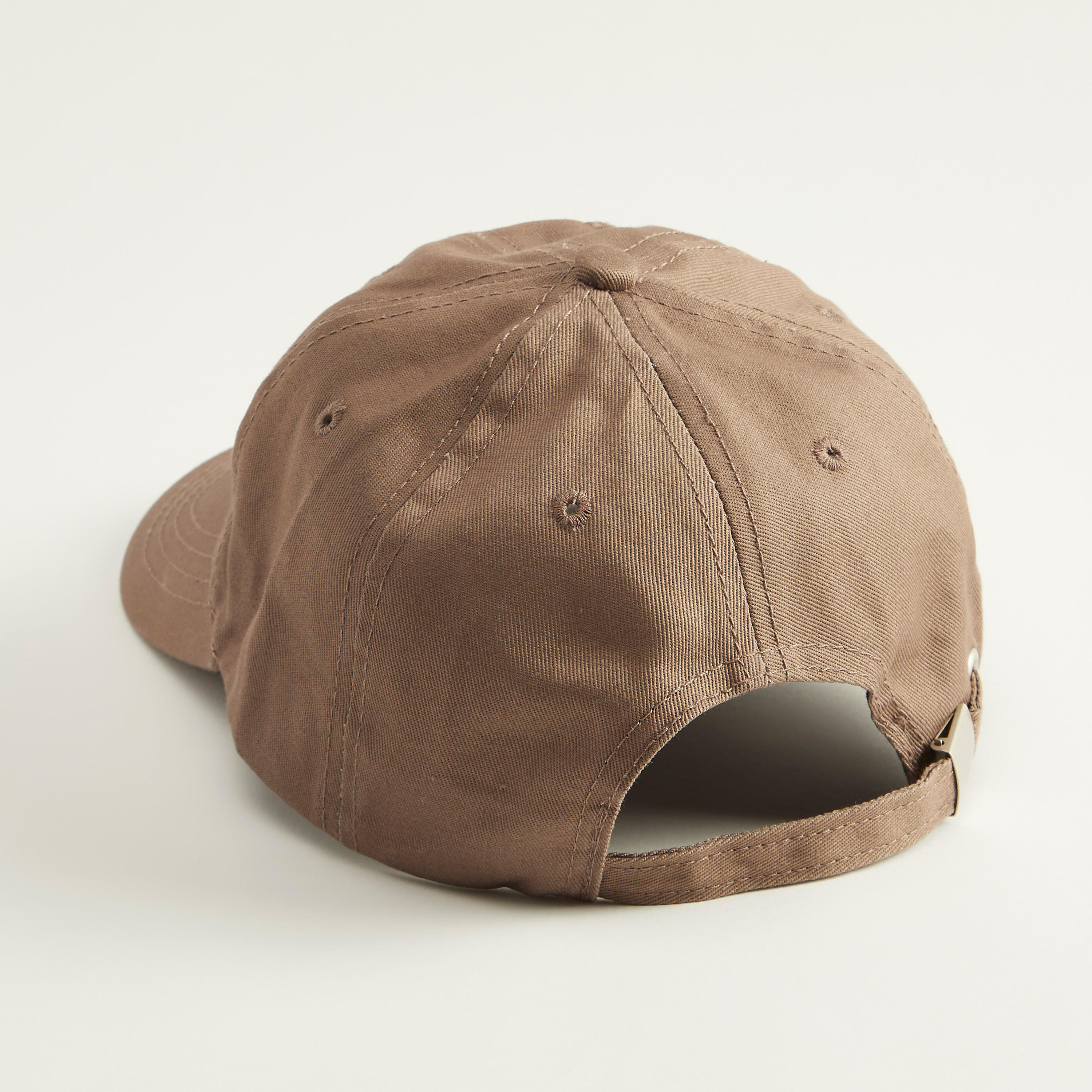 Applique Detail Cap with Buckle Back Strap-men-caps-image-4