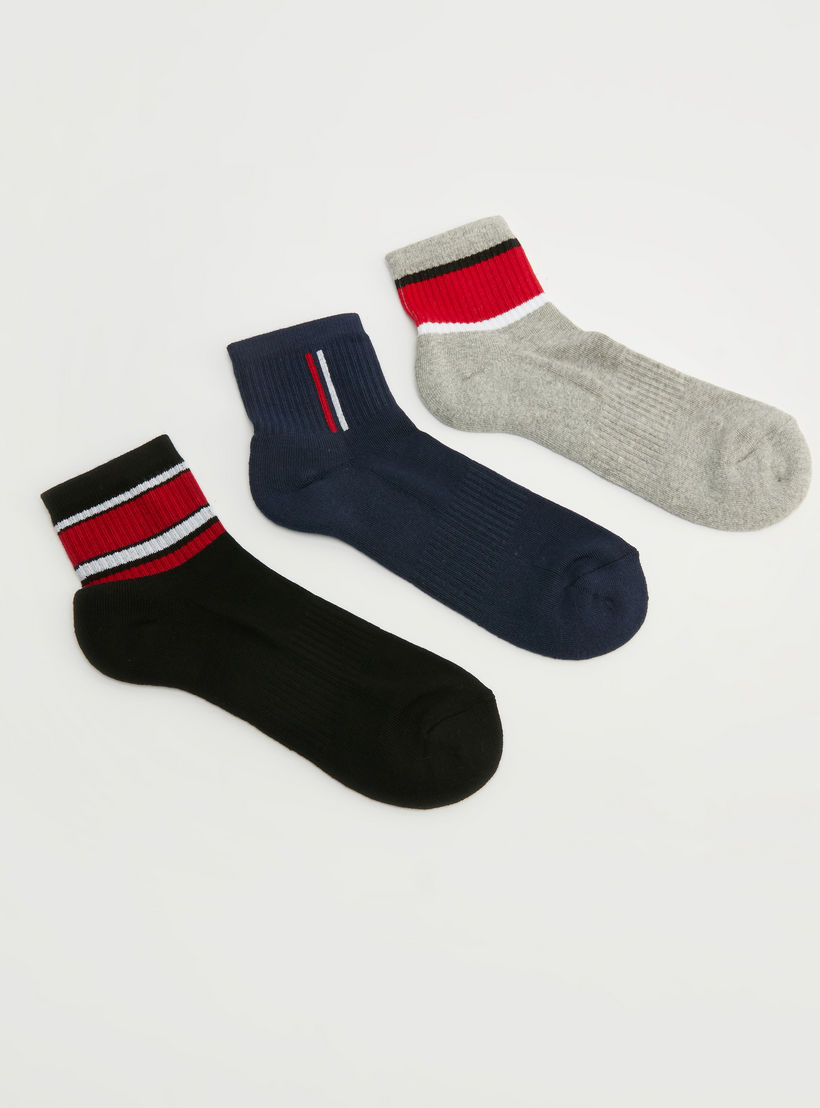 Set of 3 - Printed Ankle Length Socks-men-socks-image-1
