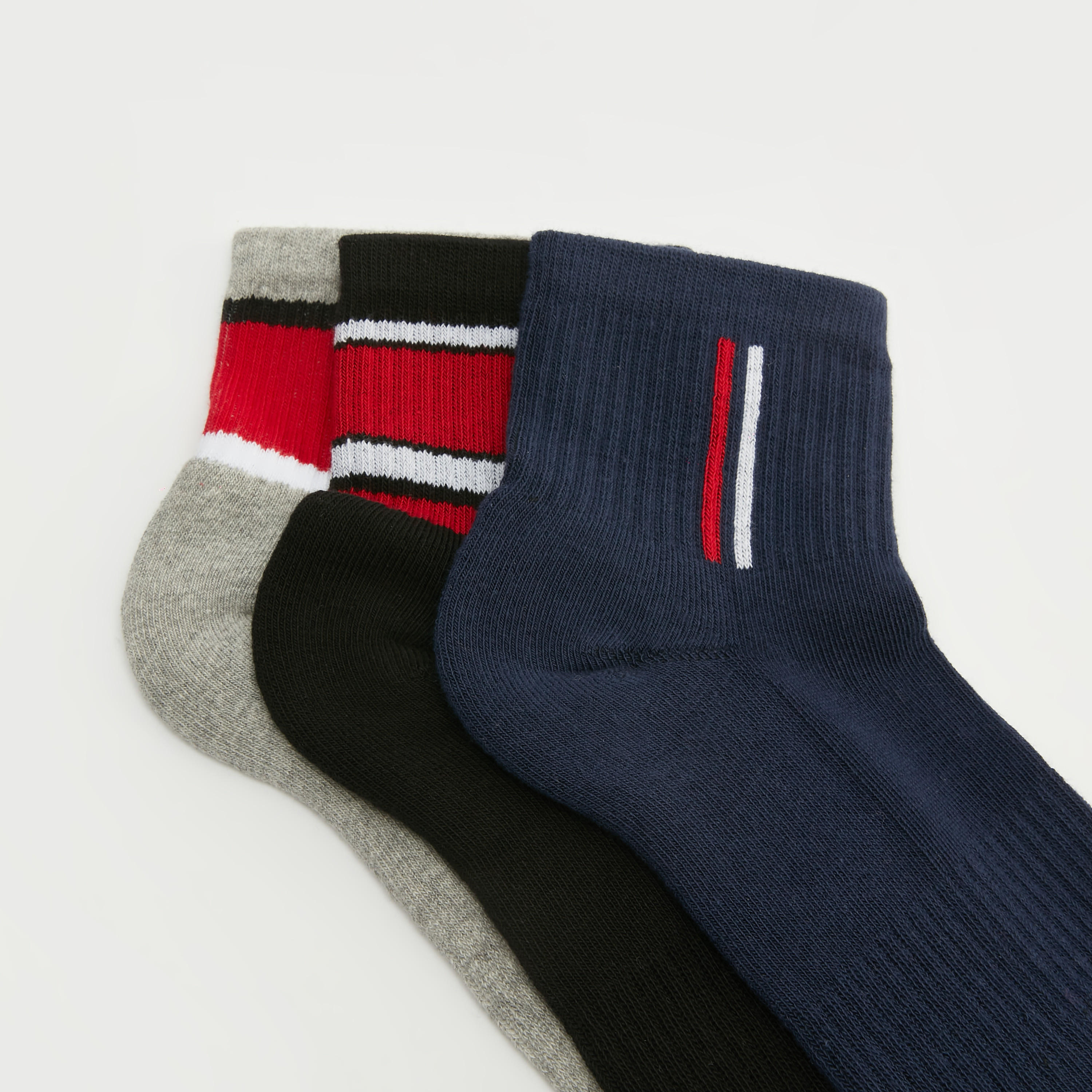 Set of 3 - Printed Ankle Length Socks-men-socks-image-3
