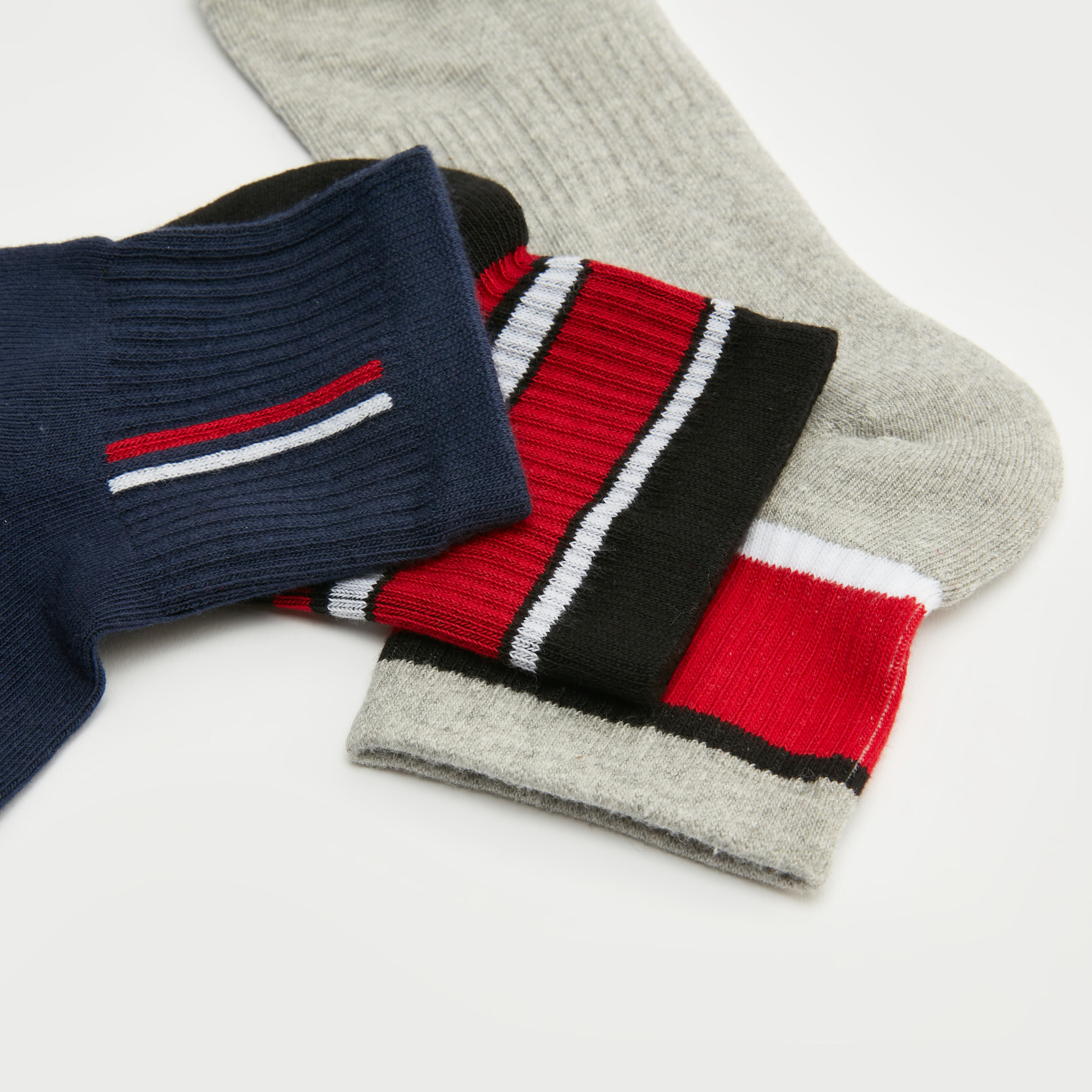 Set of 3 - Printed Ankle Length Socks-men-socks-image-4