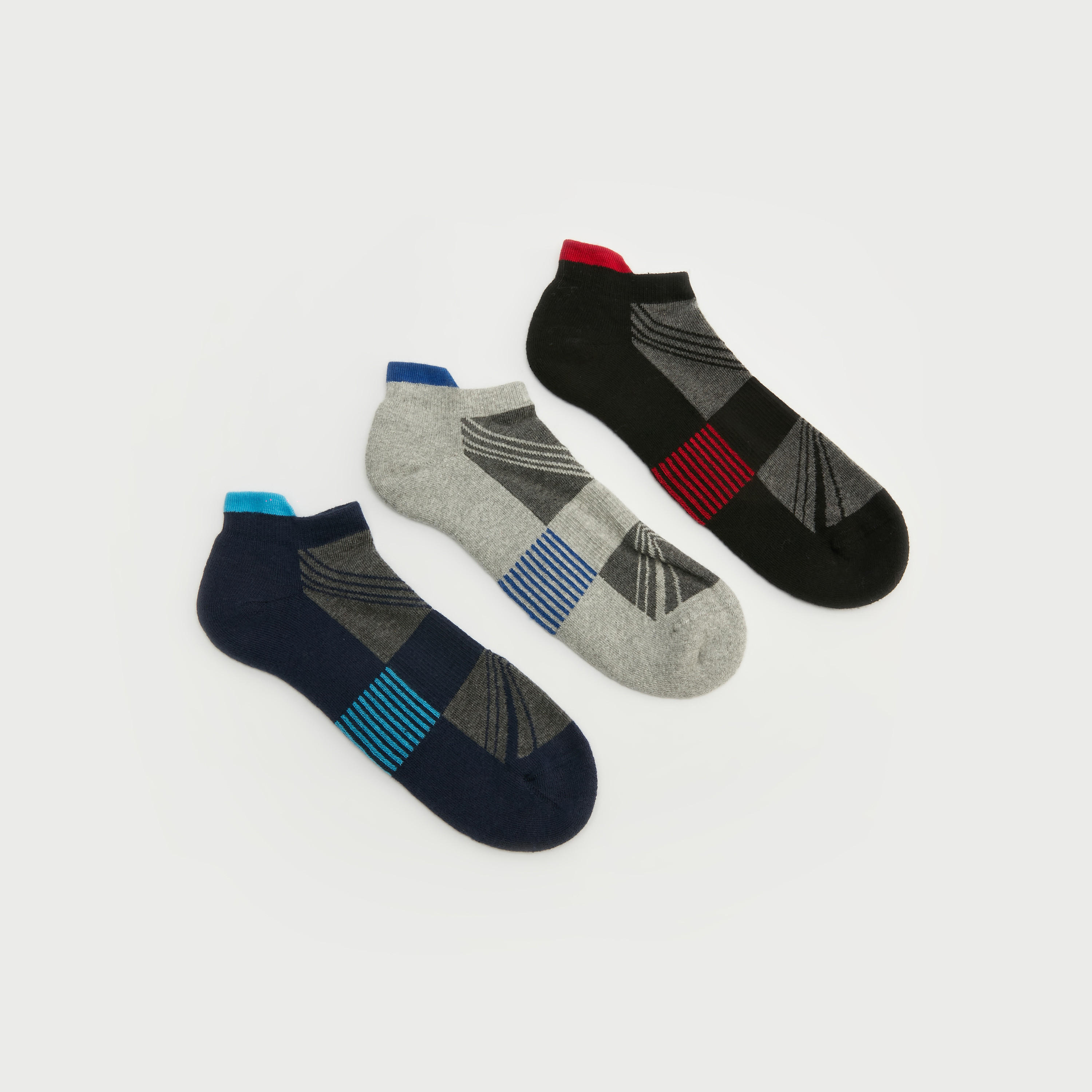 جوارب بطول الكاحل - طقم من 3-men-socks-image-4