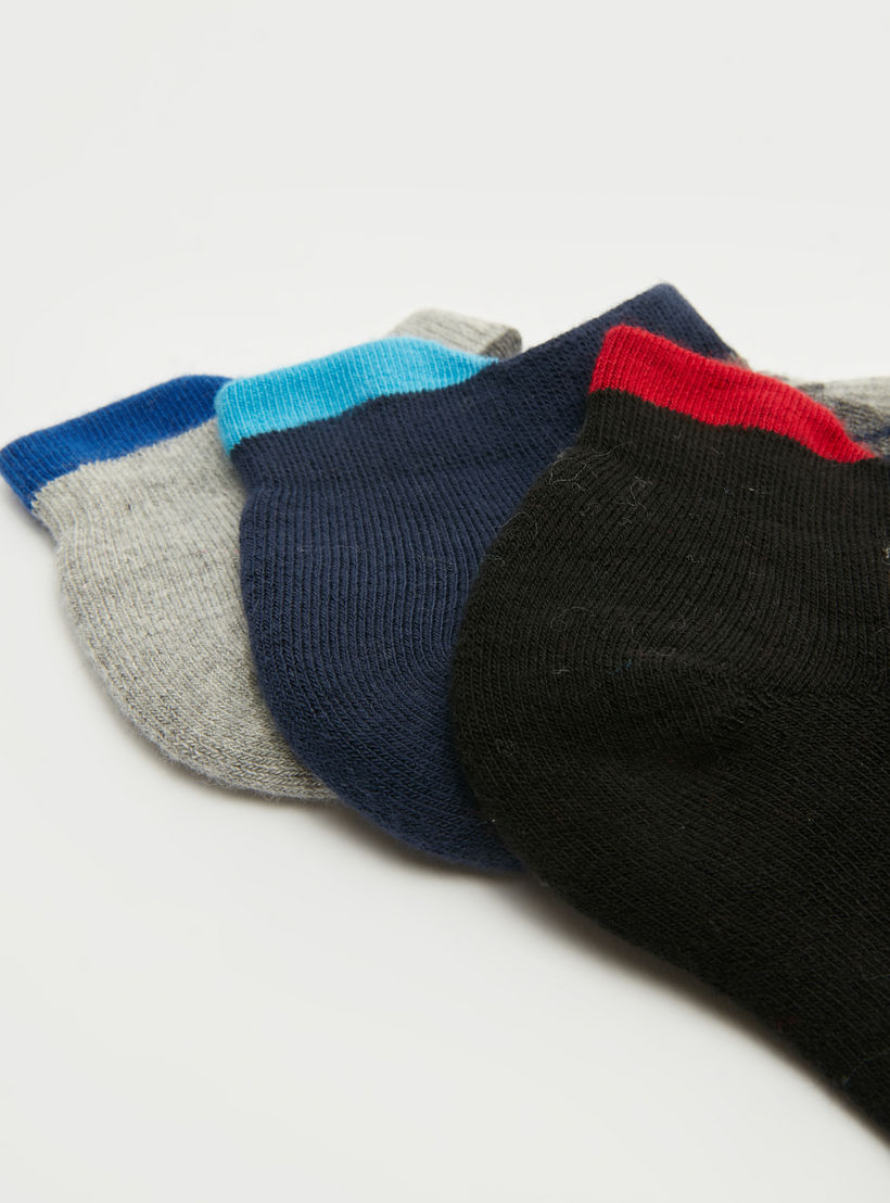 جوارب بطول الكاحل - طقم من 3-men-socks-image-1