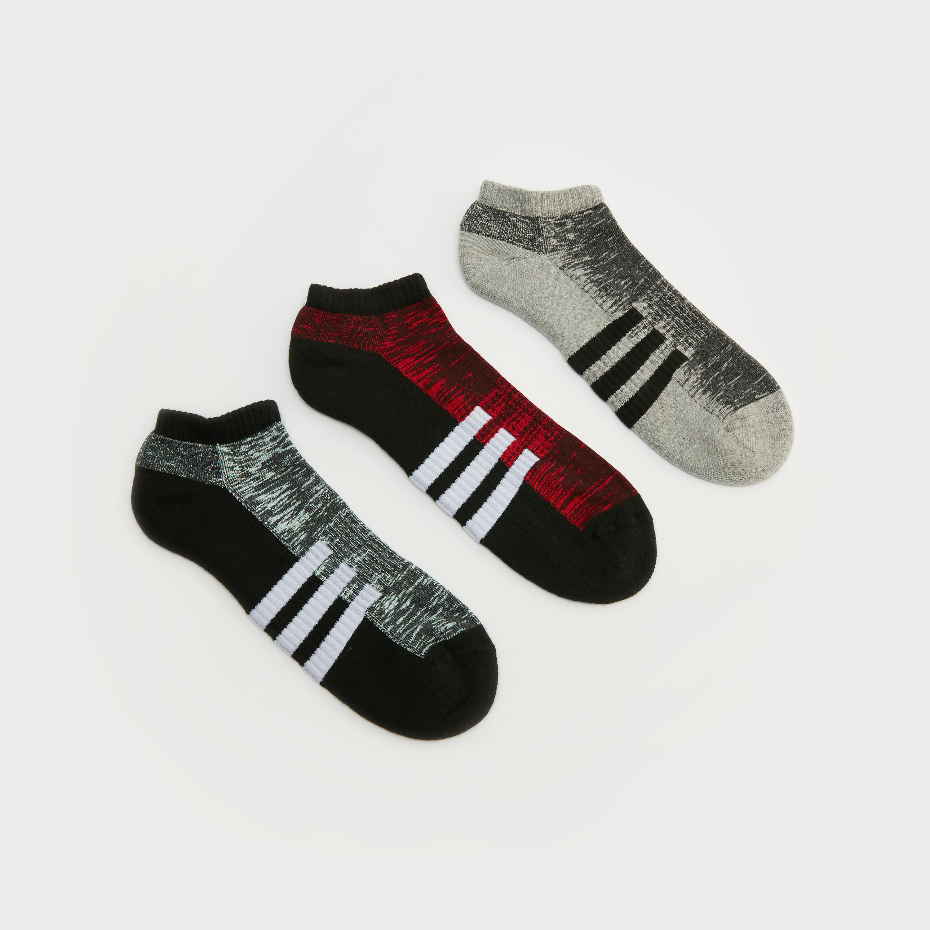 جوارب بطول الكاحل وطبعات - طقم من 3-men-socks-image-1
