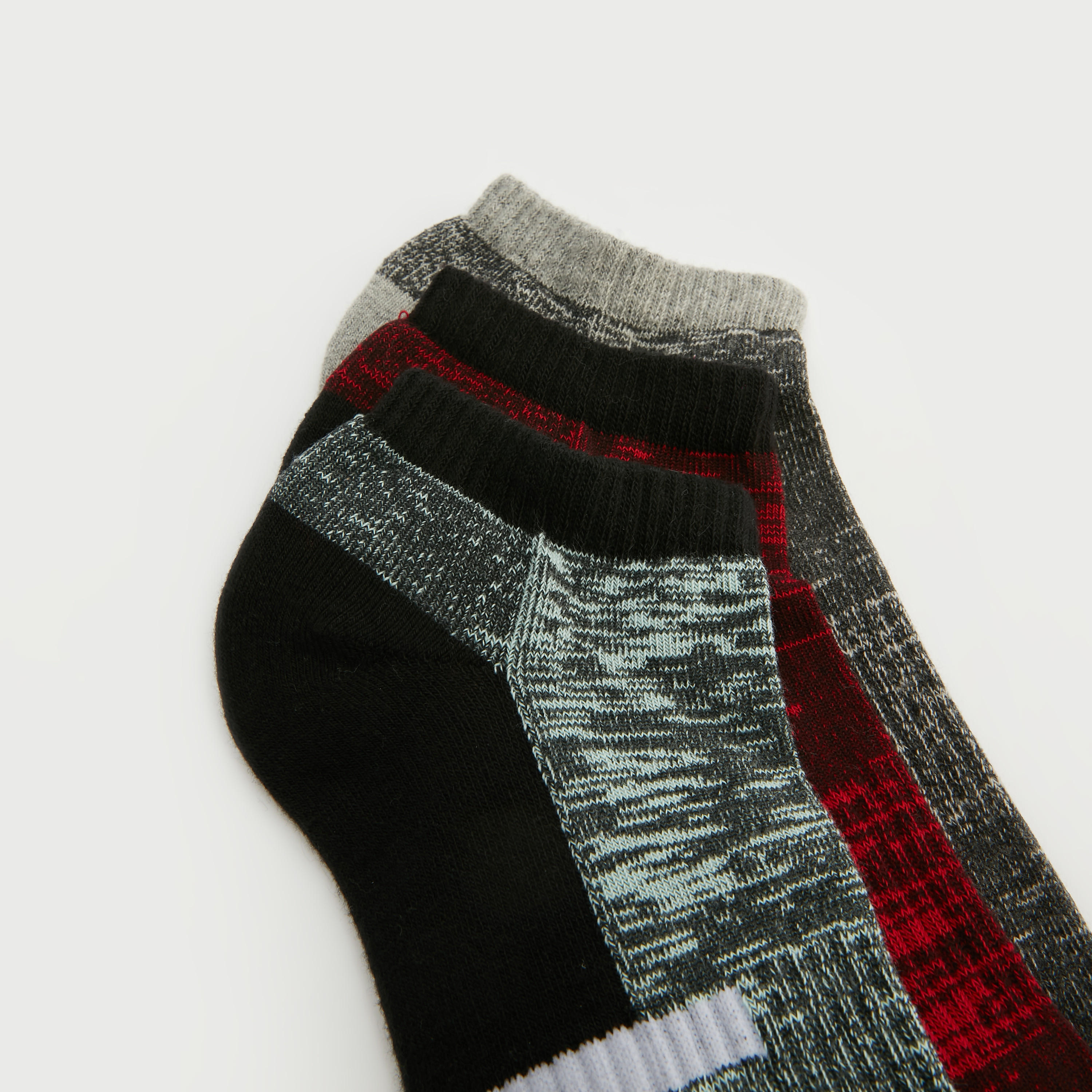 جوارب بطول الكاحل وطبعات - طقم من 3-men-socks-image-3