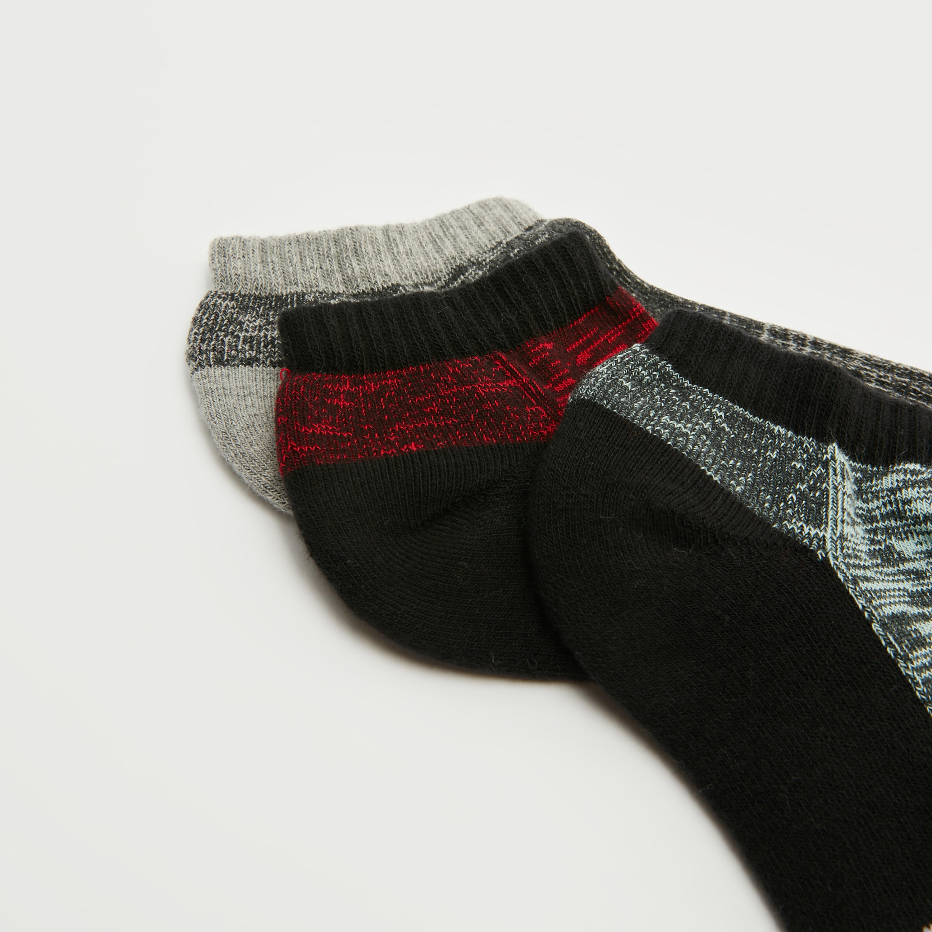 جوارب بطول الكاحل وطبعات - طقم من 3-men-socks-image-4