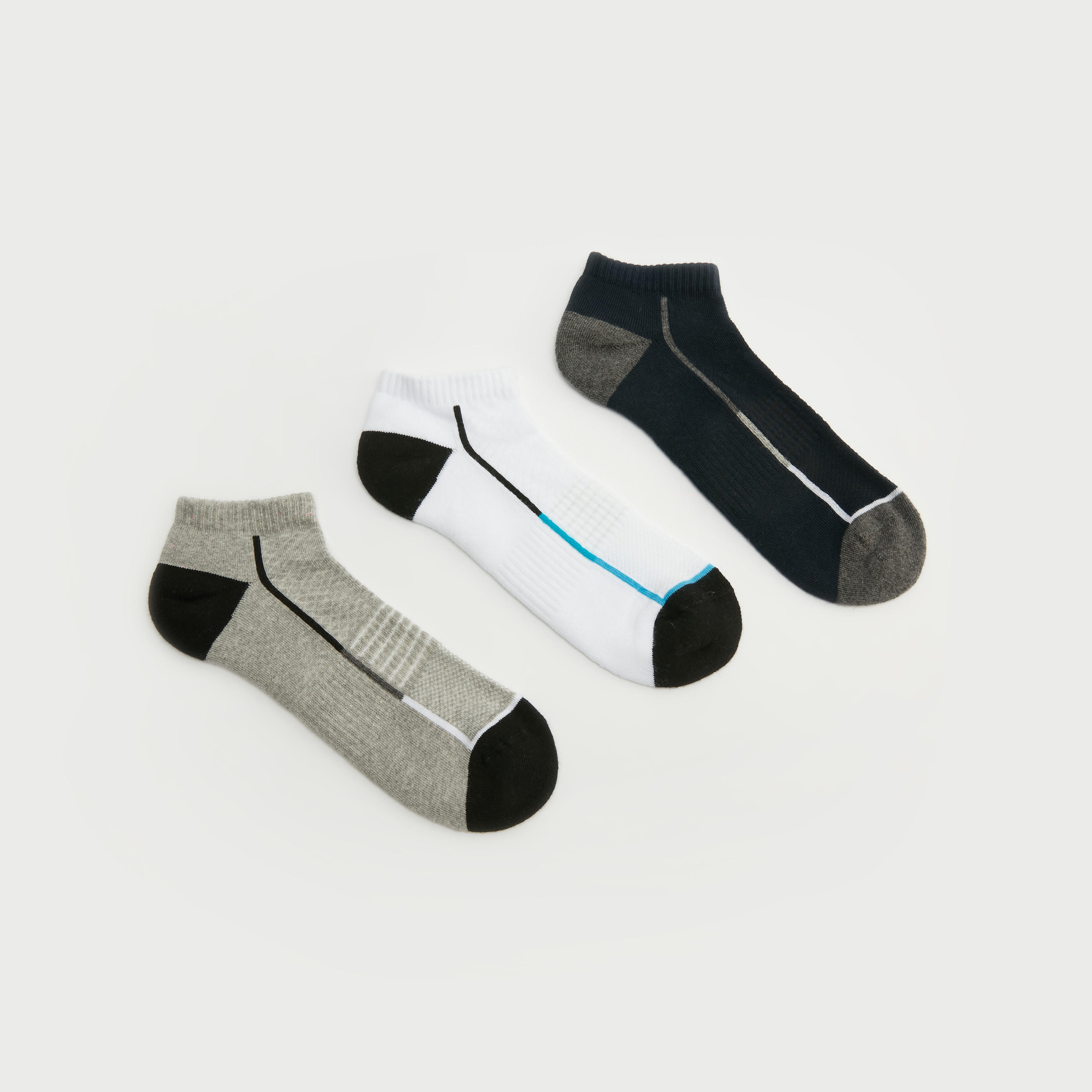 جوارب بطول الكاحل وطبعات - طقم من 3-men-socks-image-1