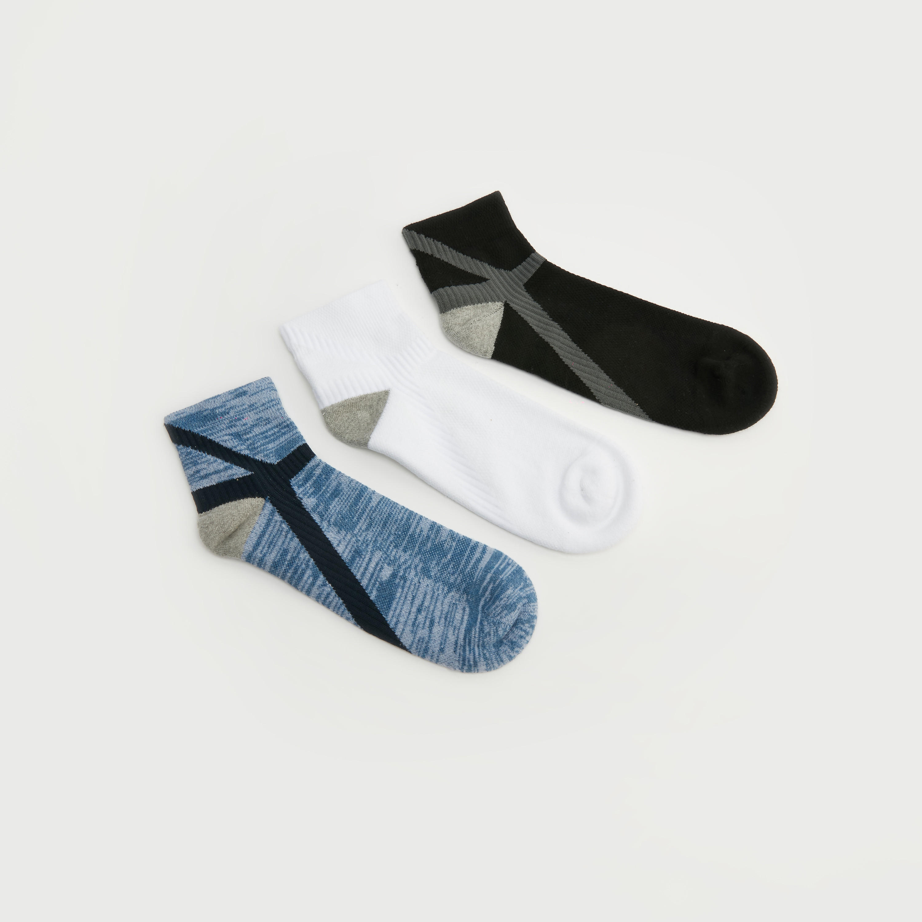 Set of 3 - Ankle Length Socks-men-socks-image-1