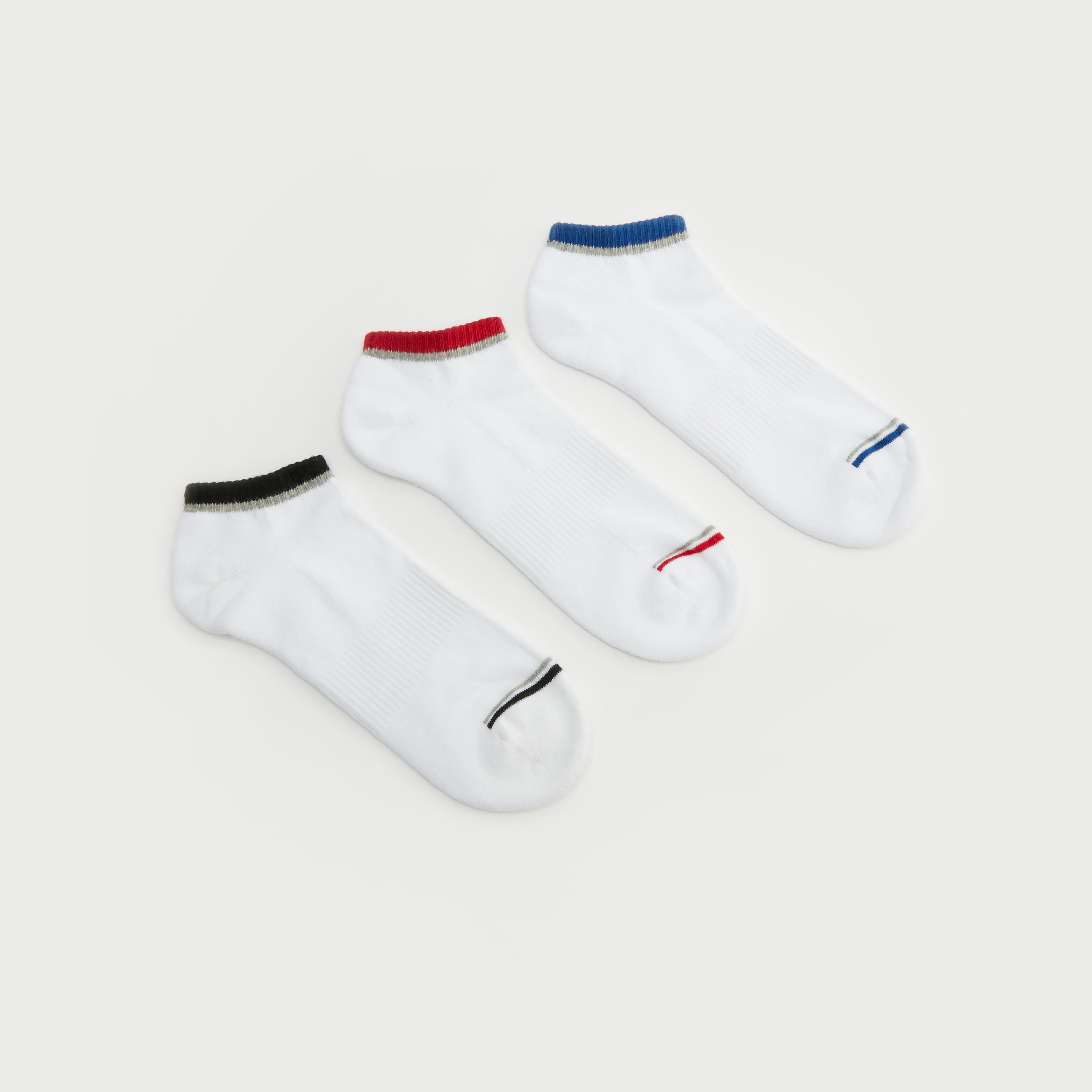 جوارب بطول الكاحل - طقم من 3-men-socks-image-1