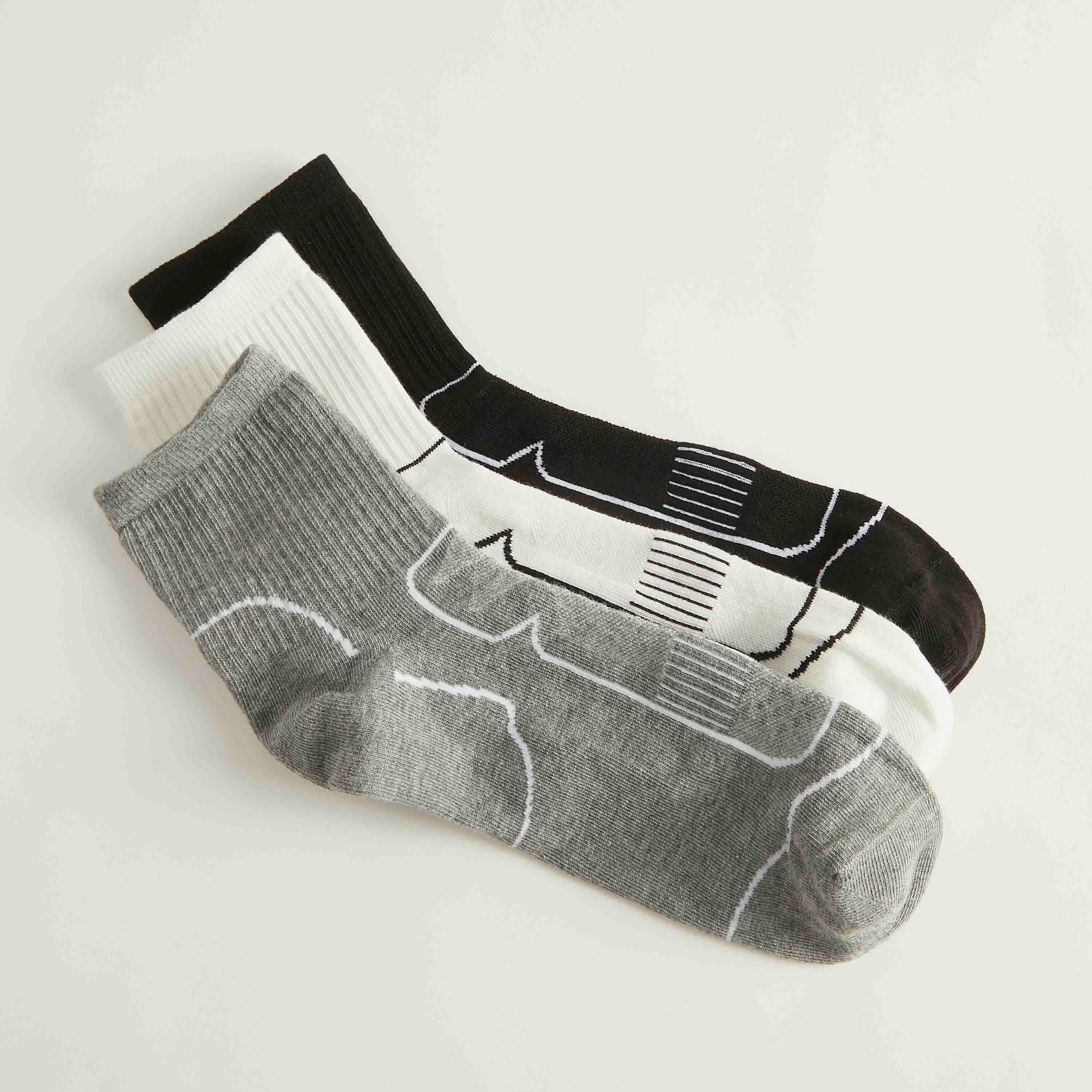 جوارب بطول الكاحل - طقم من 3-men-socks-image-3