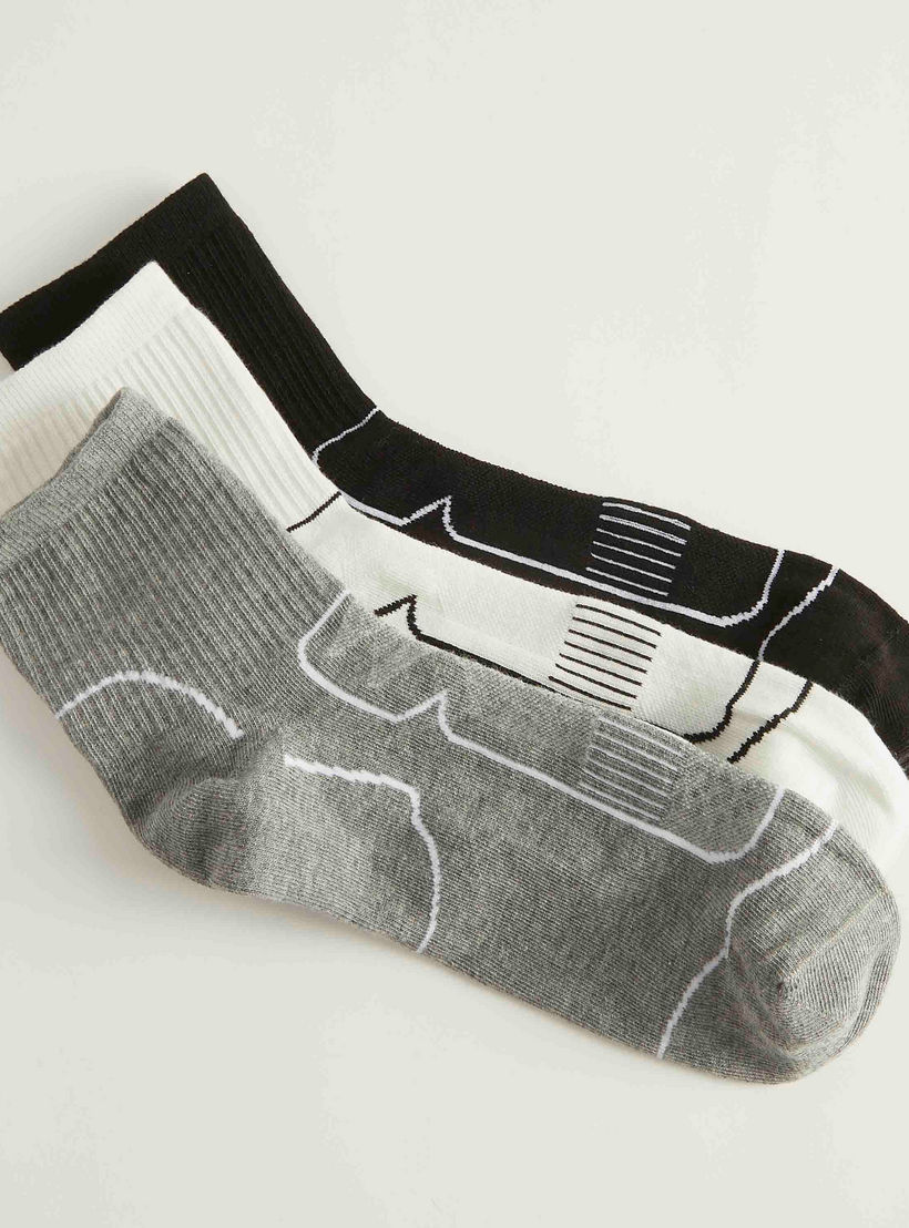 جوارب بطول الكاحل - طقم من 3-men-socks-image-3
