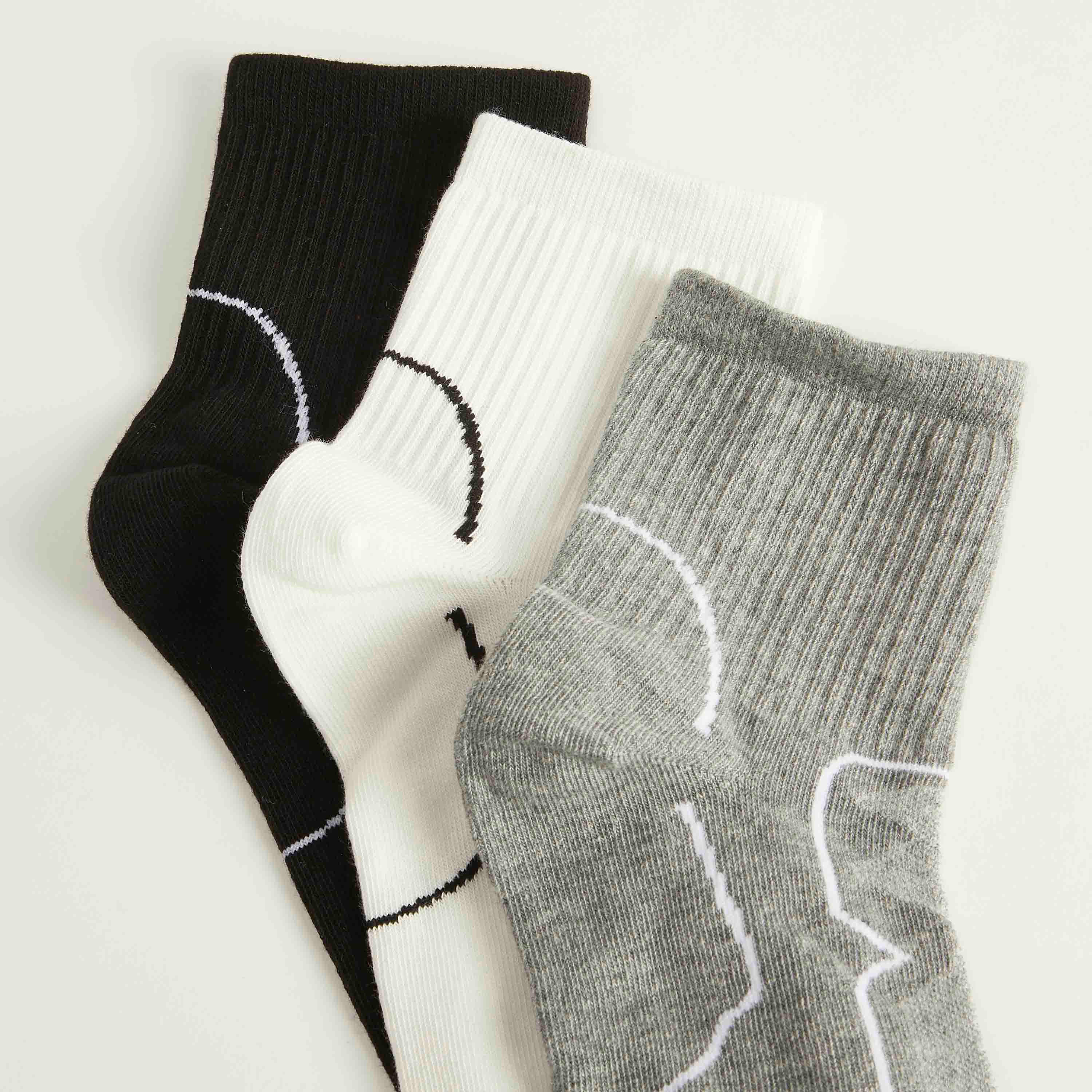 جوارب بطول الكاحل - طقم من 3-men-socks-image-2