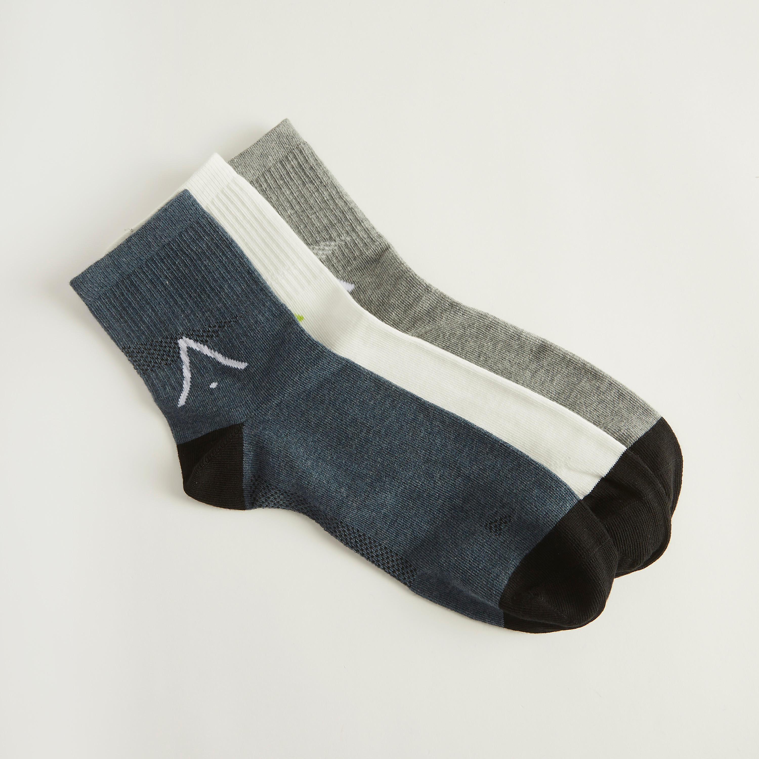جوارب متنوّعة بطول ربلة الساق - طقم من 3-men-socks-image-3