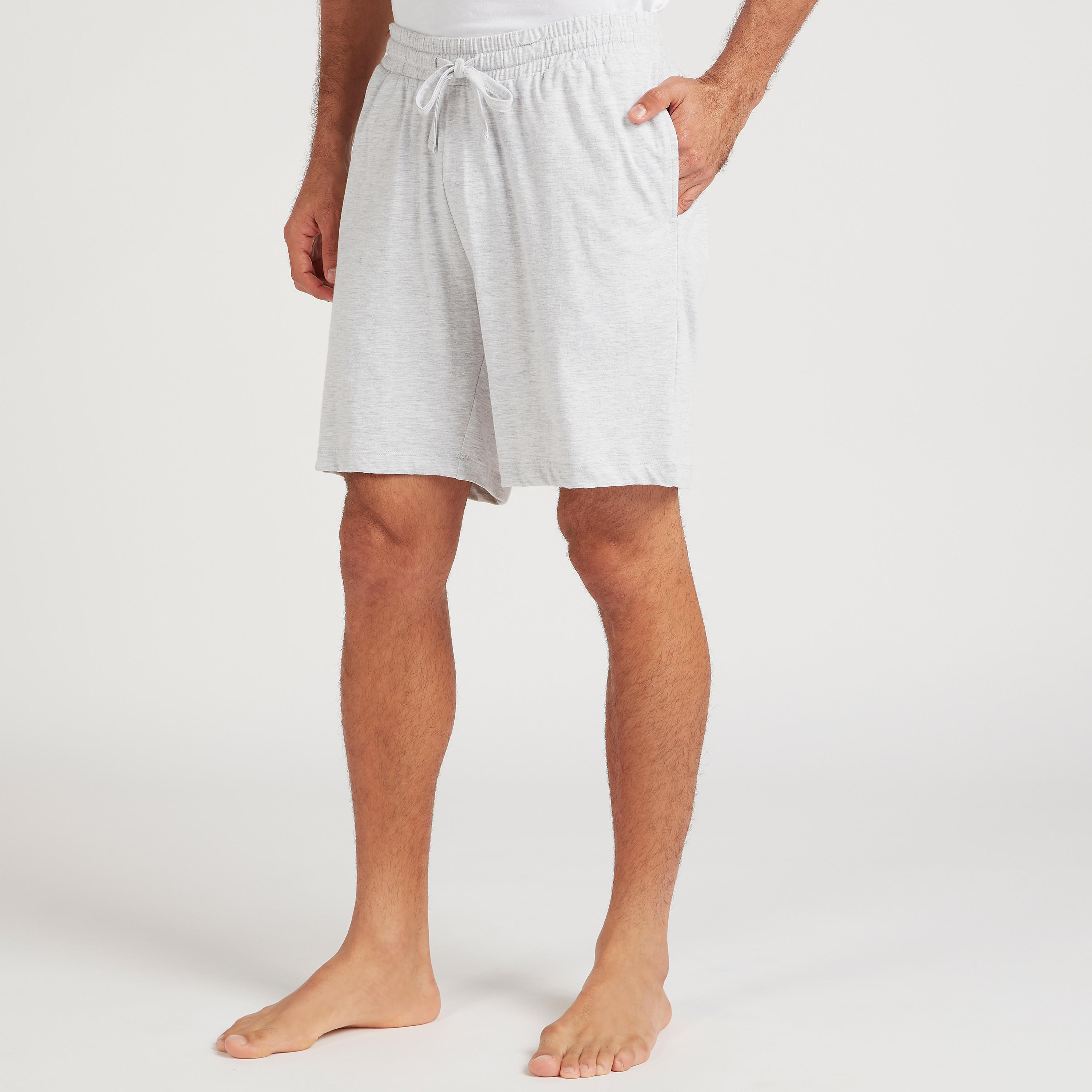 شورتات سادة برباط مطّاطي - طقم من قطعتين-men-clothing-nightwear-pyjamaandshorts-image-7