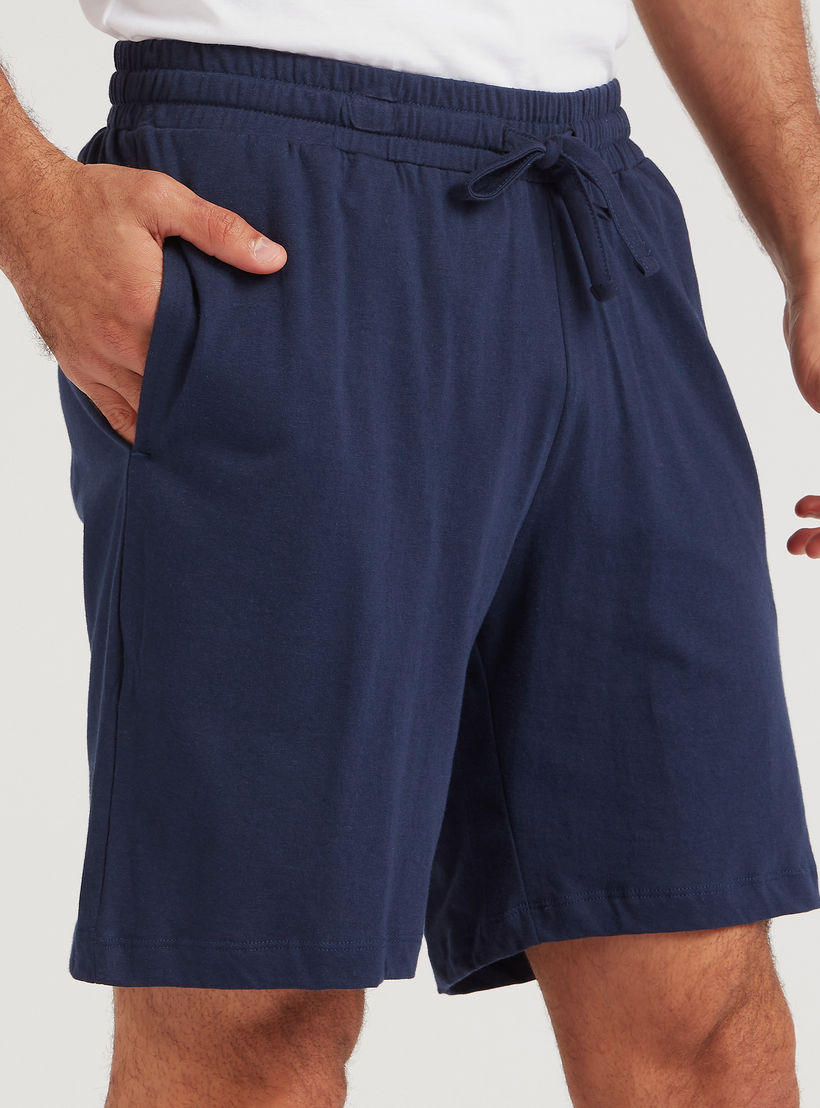 Set of 2 - Solid Shorts with Elasticised Drawstring-men-clothing-nightwear-pyjamaandshorts-image-8