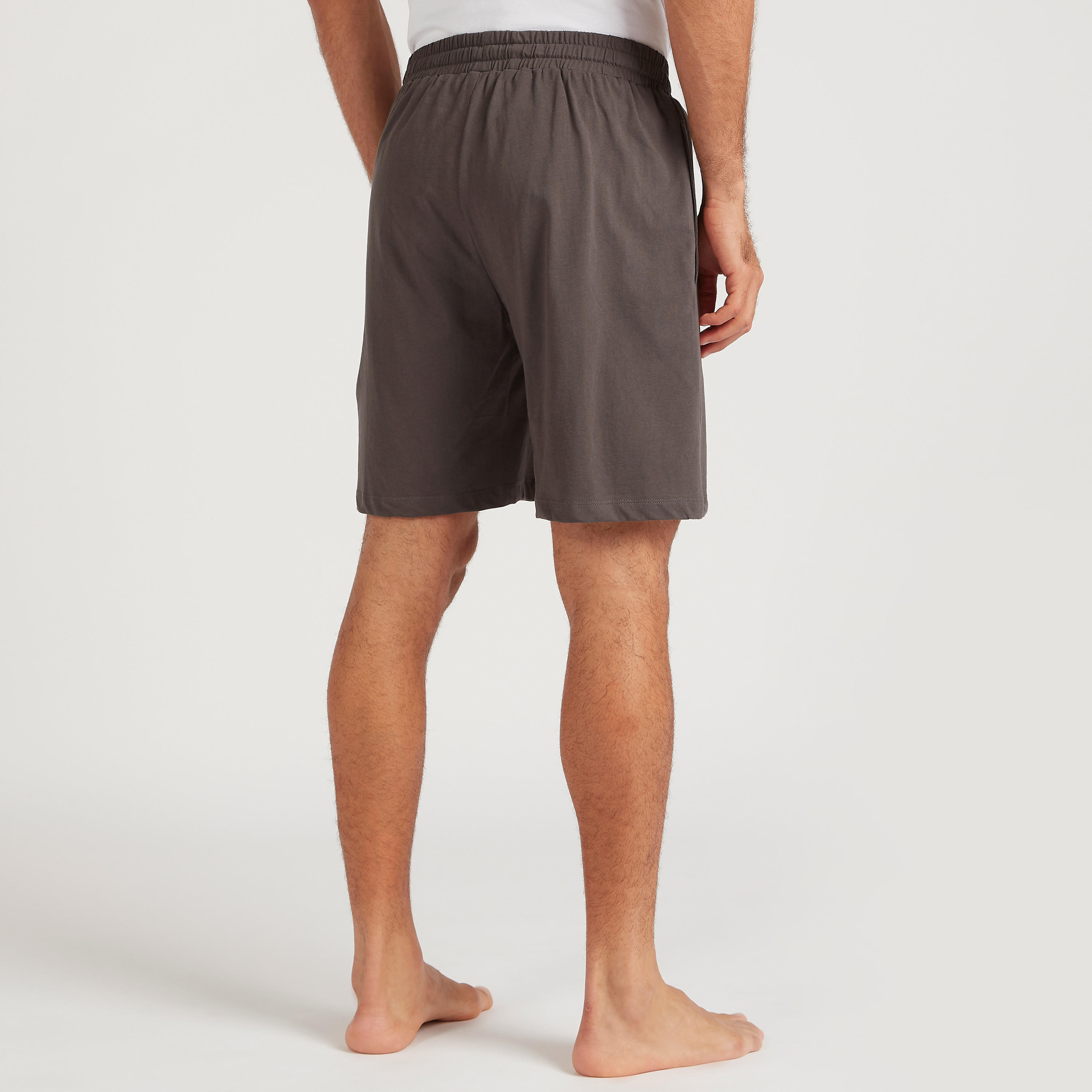 Set of 2 - Solid Shorts with Elasticised Drawstring-men-clothing-nightwear-pyjamaandshorts-image-5