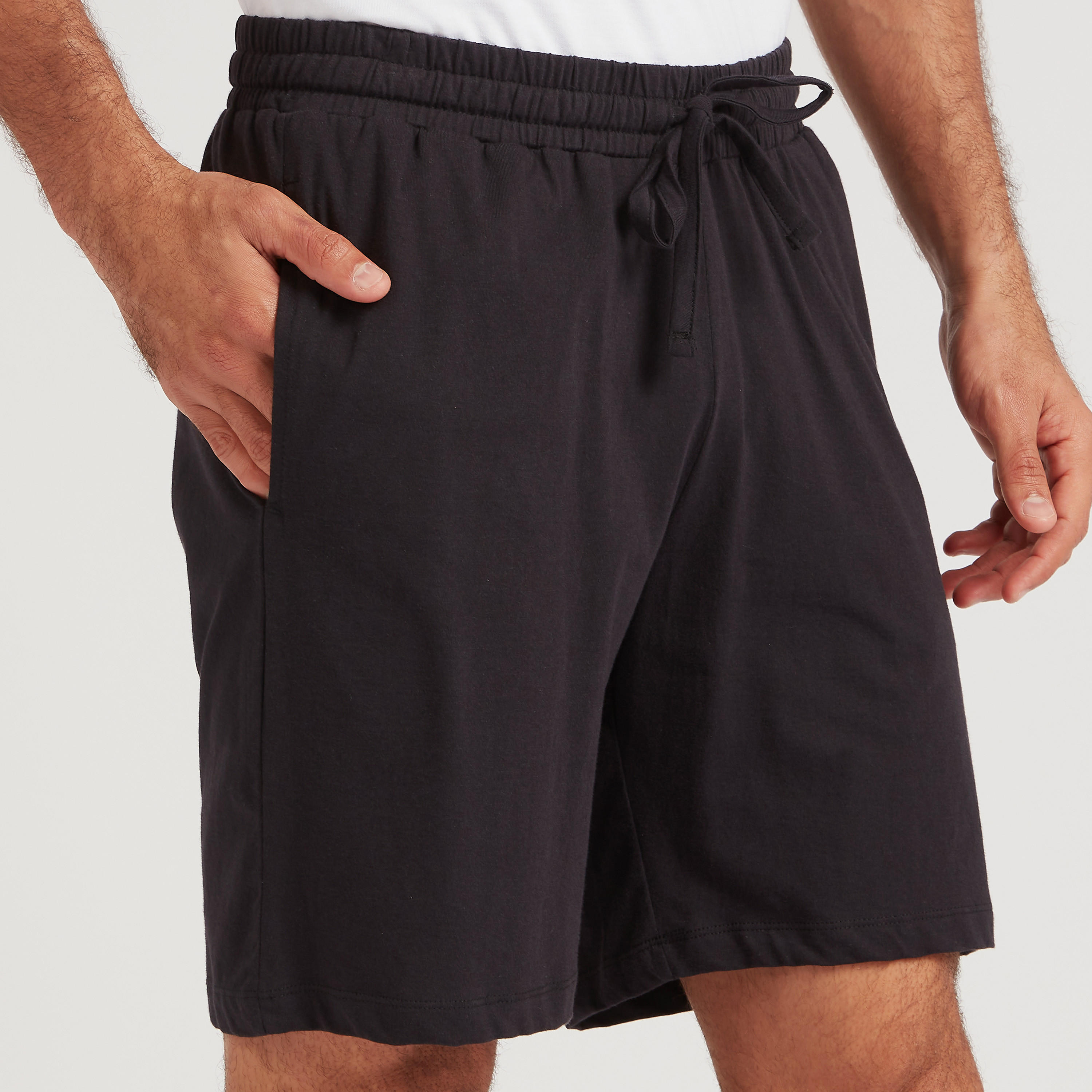 Set of 2 - Solid Shorts with Elasticised Drawstring-men-clothing-nightwear-pyjamaandshorts-image-8