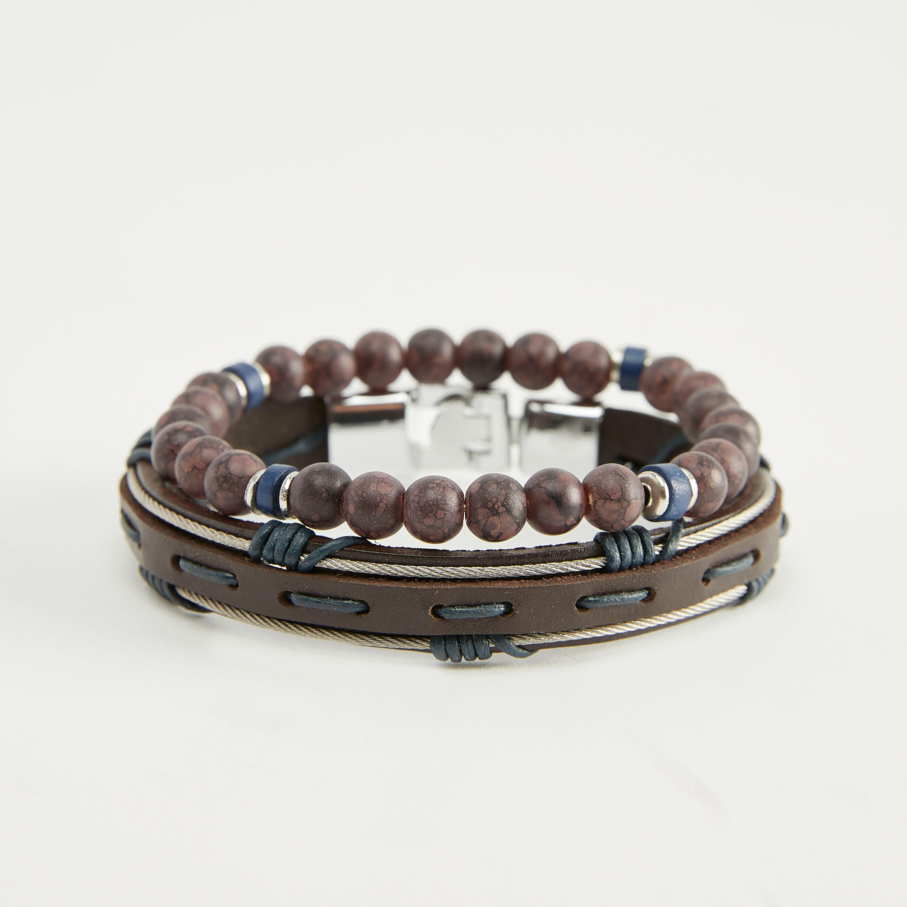 Set of 2 - Assorted Embellished Bracelet-men-watchesandjewellery-bracelets-image-1