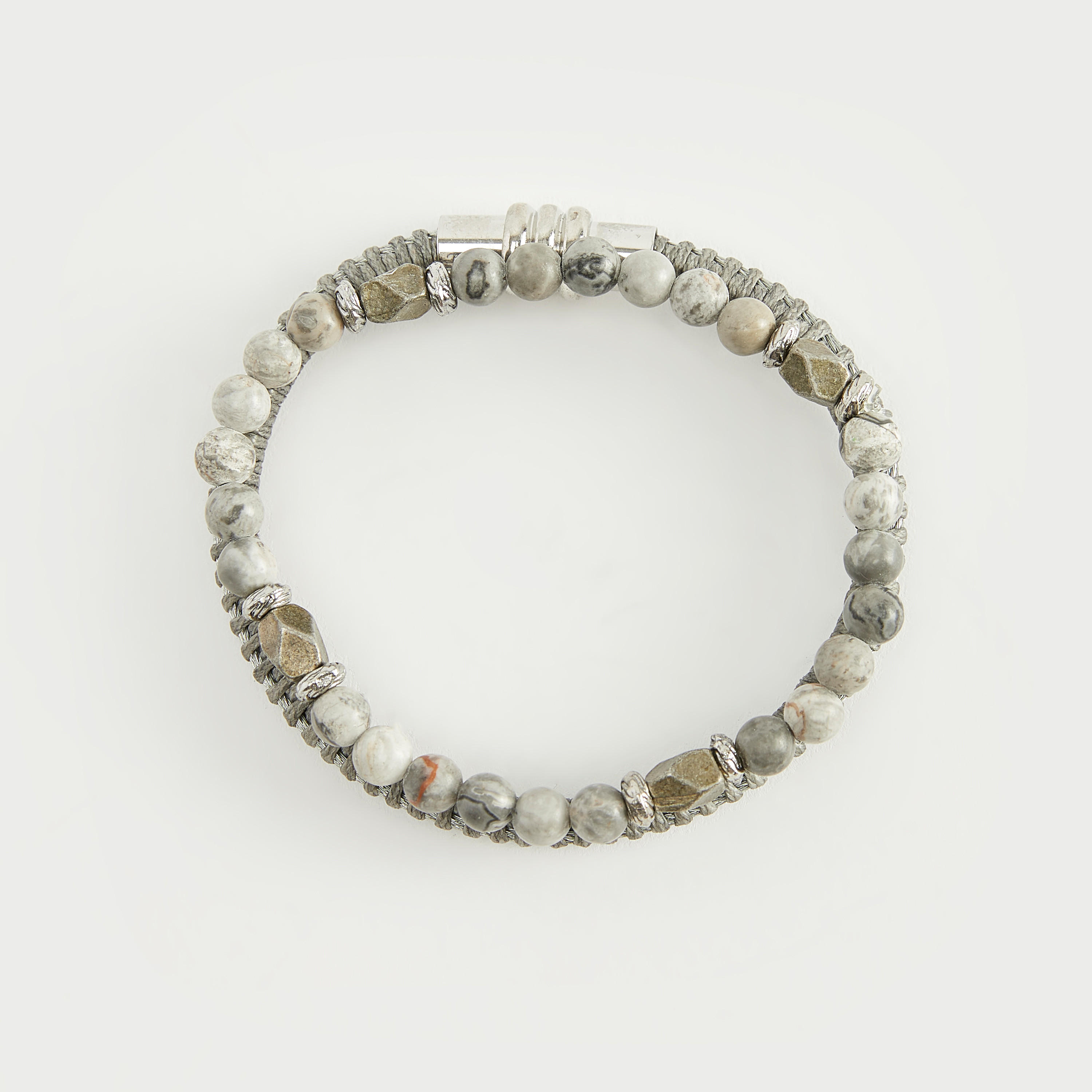 أساور مزيّنة متنوعة - طقم من قطعتين-men-watchesandjewellery-bracelets-image-2