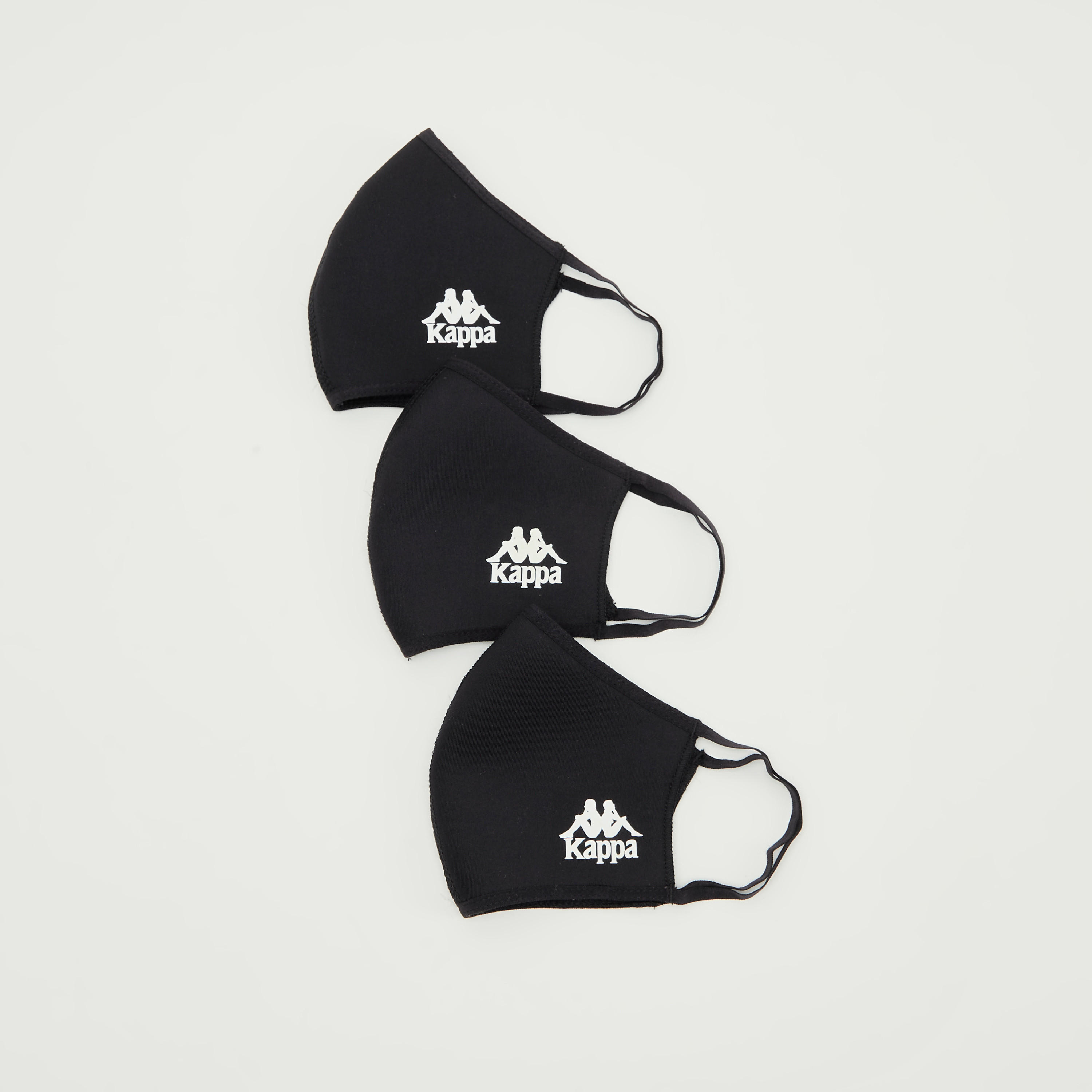 طقم ماسك وجه بطبعات شعار وحلقات مطّاطيّة من كابا - طقم من 3 قطع-women-clothingaccessories-fashionmasks-image-1