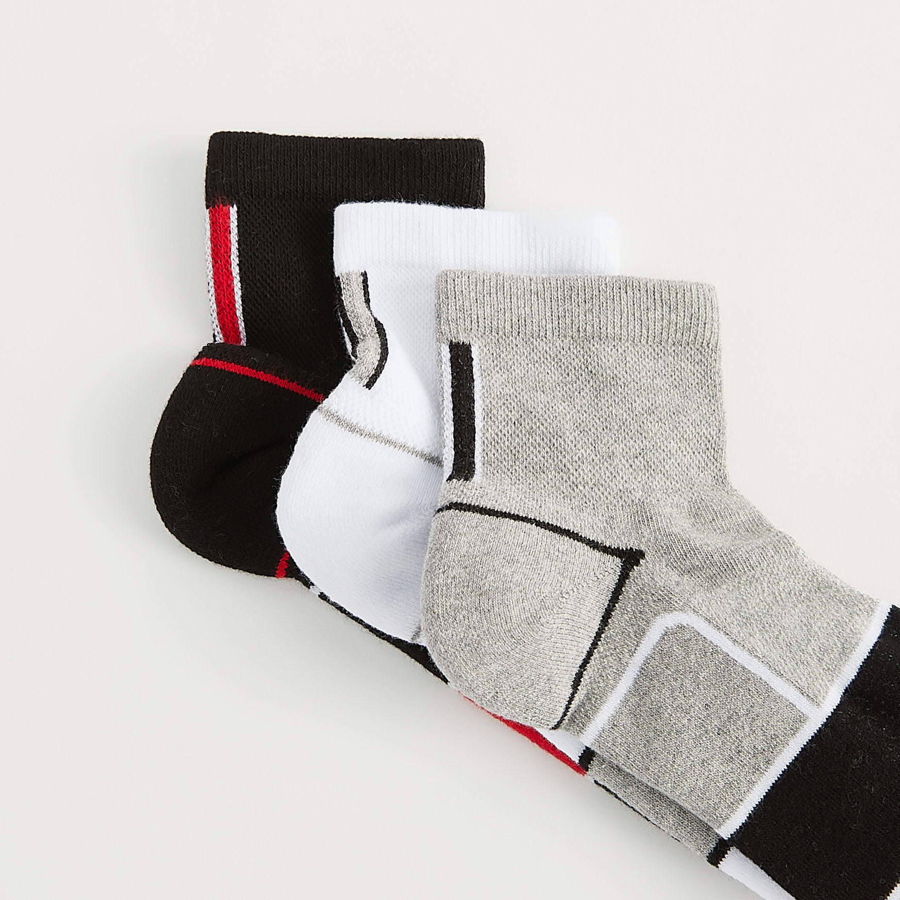 جوارب بطول الكاحل - طقم من 3-men-socks-image-2
