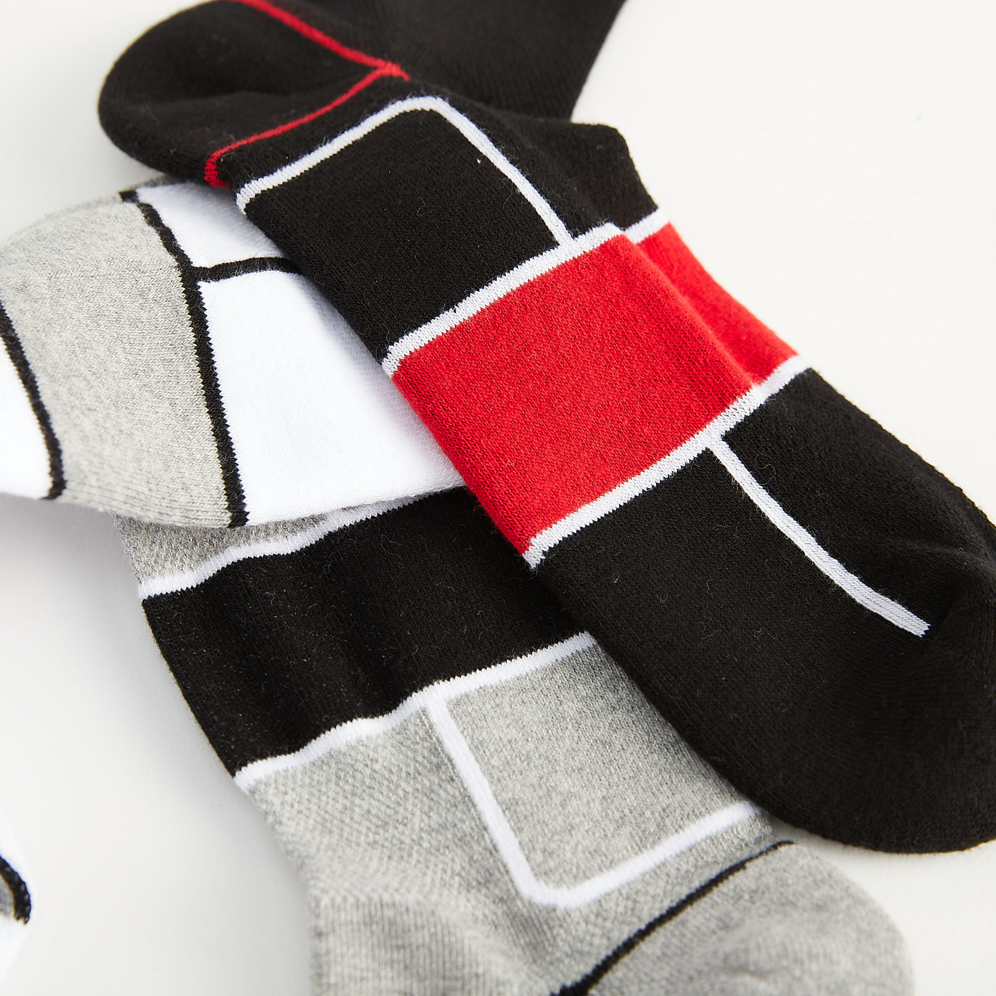 جوارب بطول الكاحل - طقم من 3-men-socks-image-1