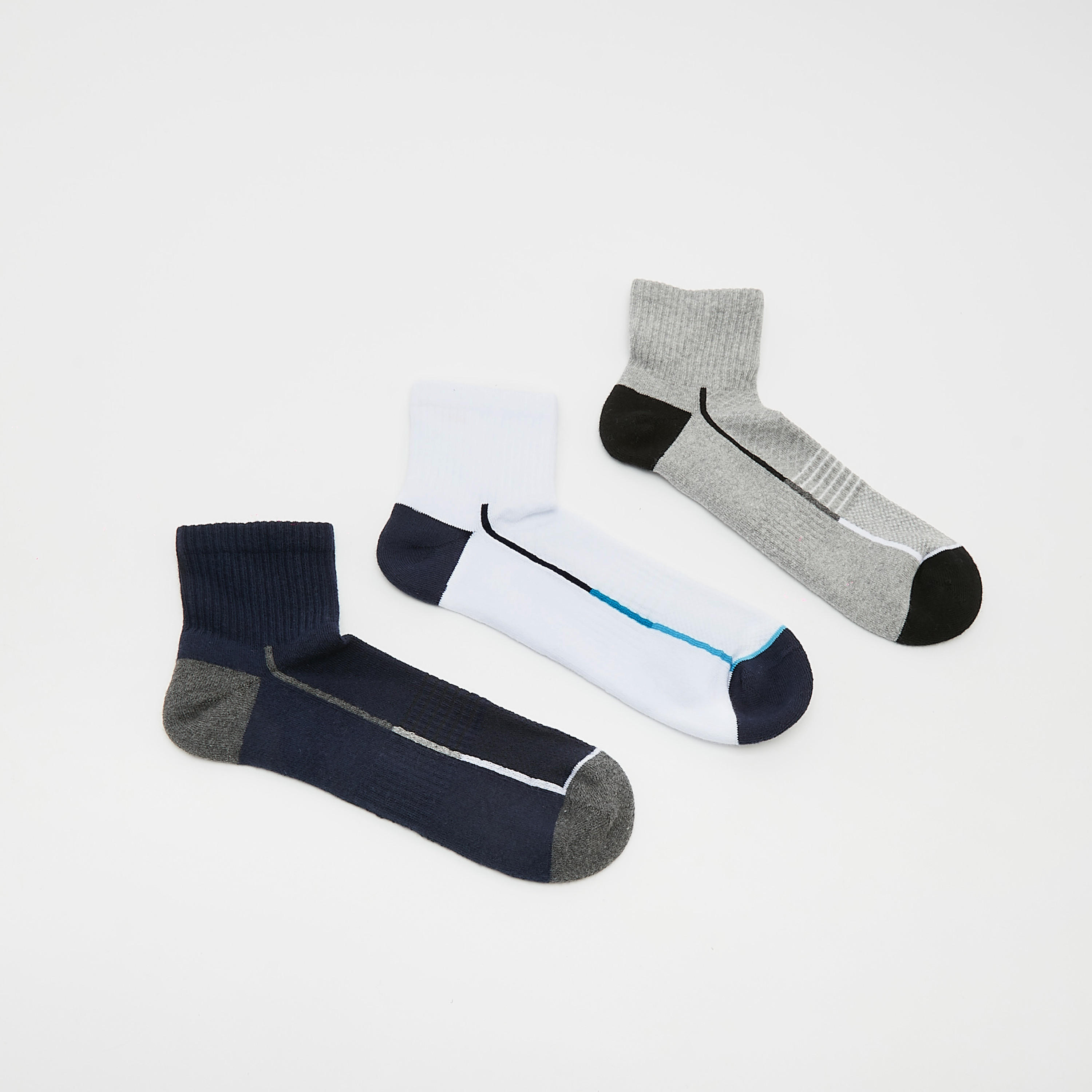 جوارب بطول ربلة الساق - طقم من 3-men-socks-image-1