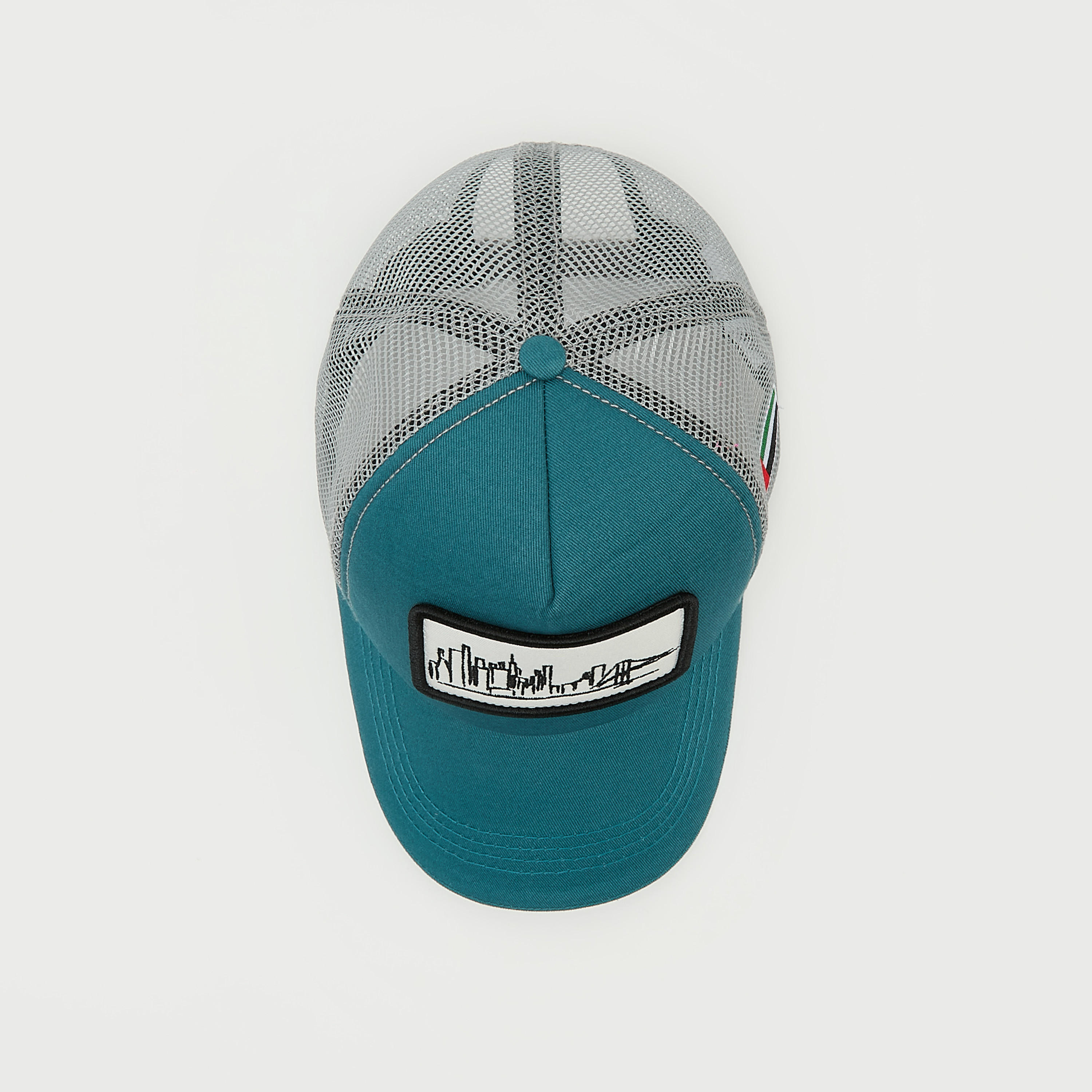 كاب بتفاصيل مزخرفة وشبكة وزر إغلاق خلفي-men-caps-image-3