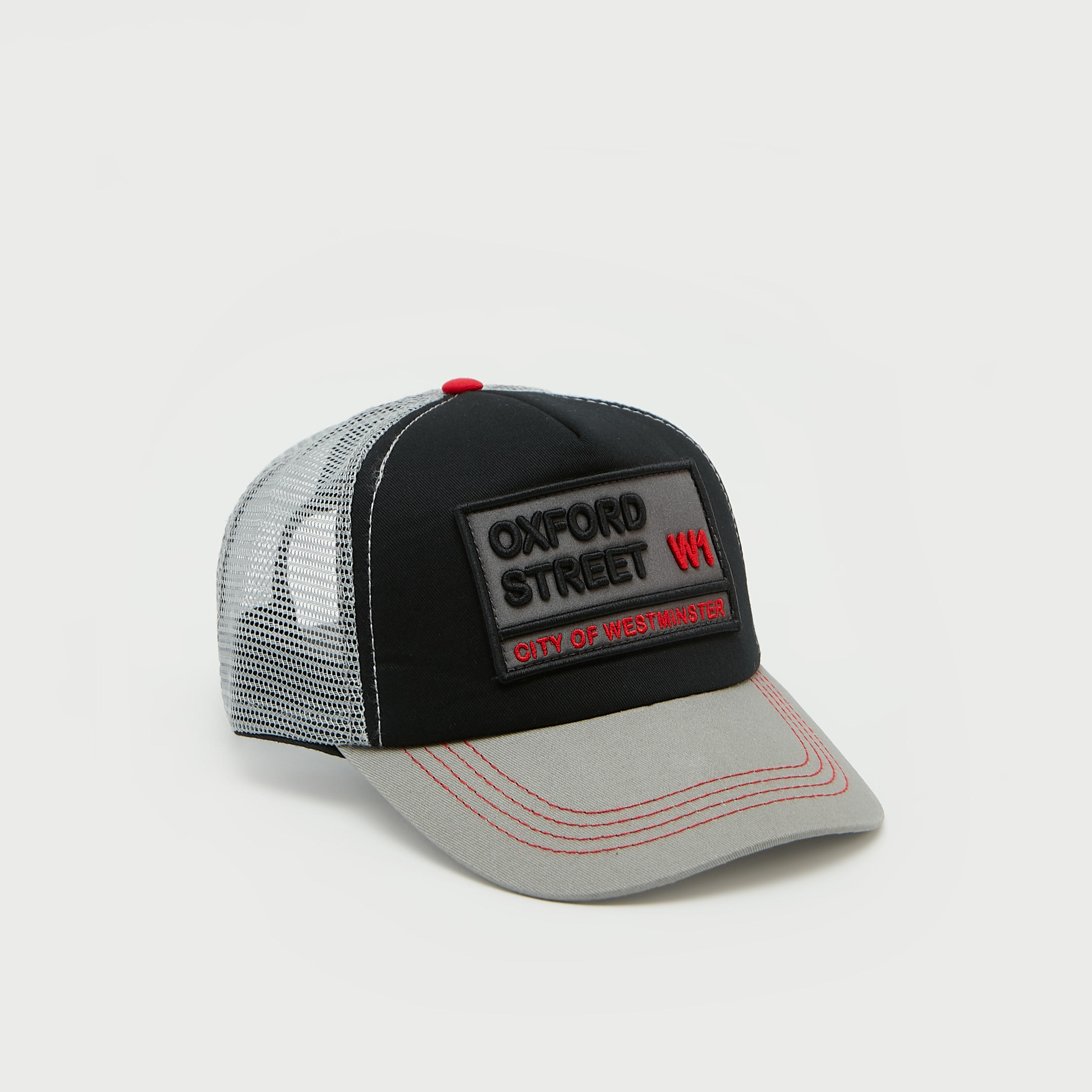 Panelled Cap with Snap Back Closure-men-caps-image-1