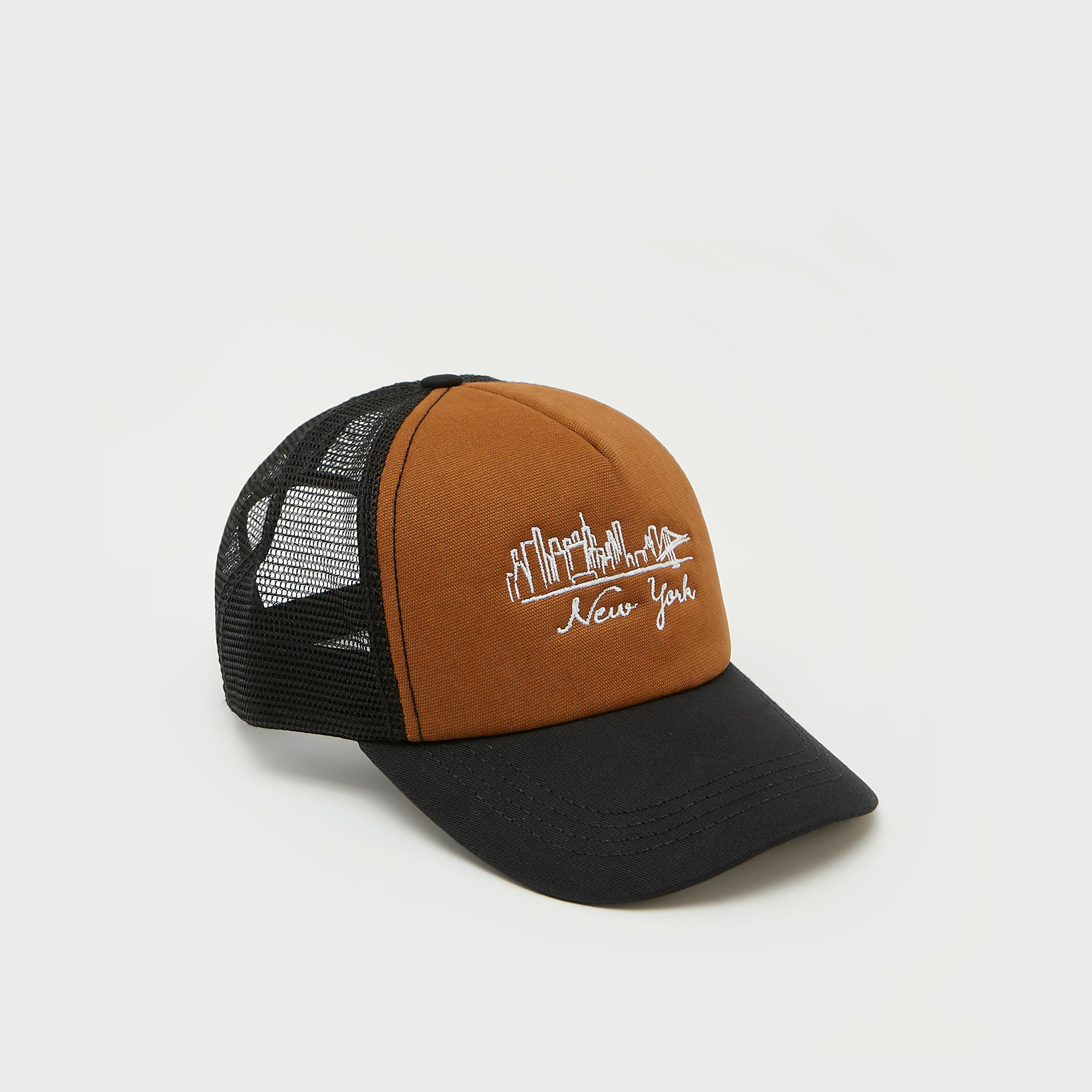 Panelled Cap with Snap Back Closure-men-caps-image-5