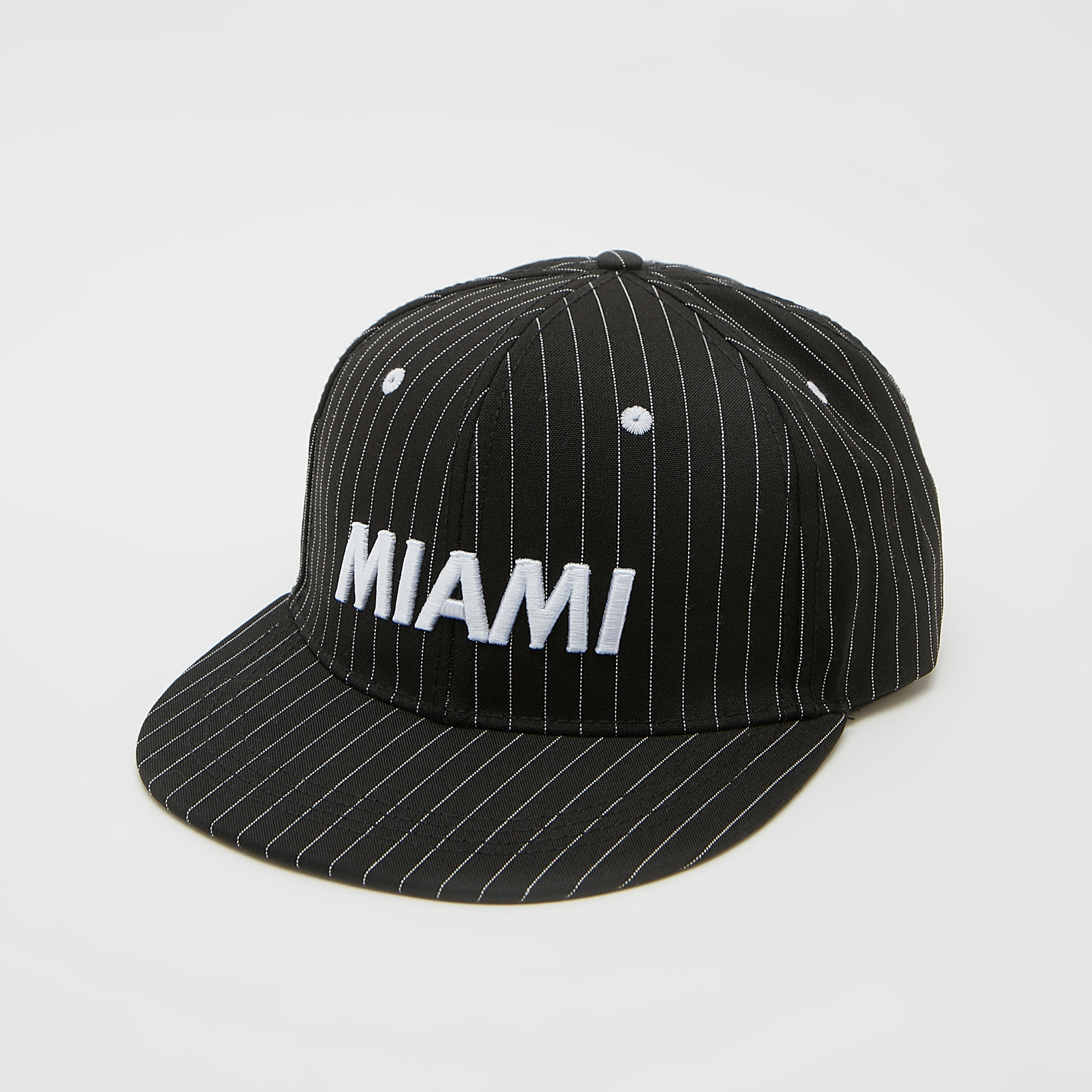 Embroidered Stripe Detailed Cap with Snap Back Closure-men-caps-image-1