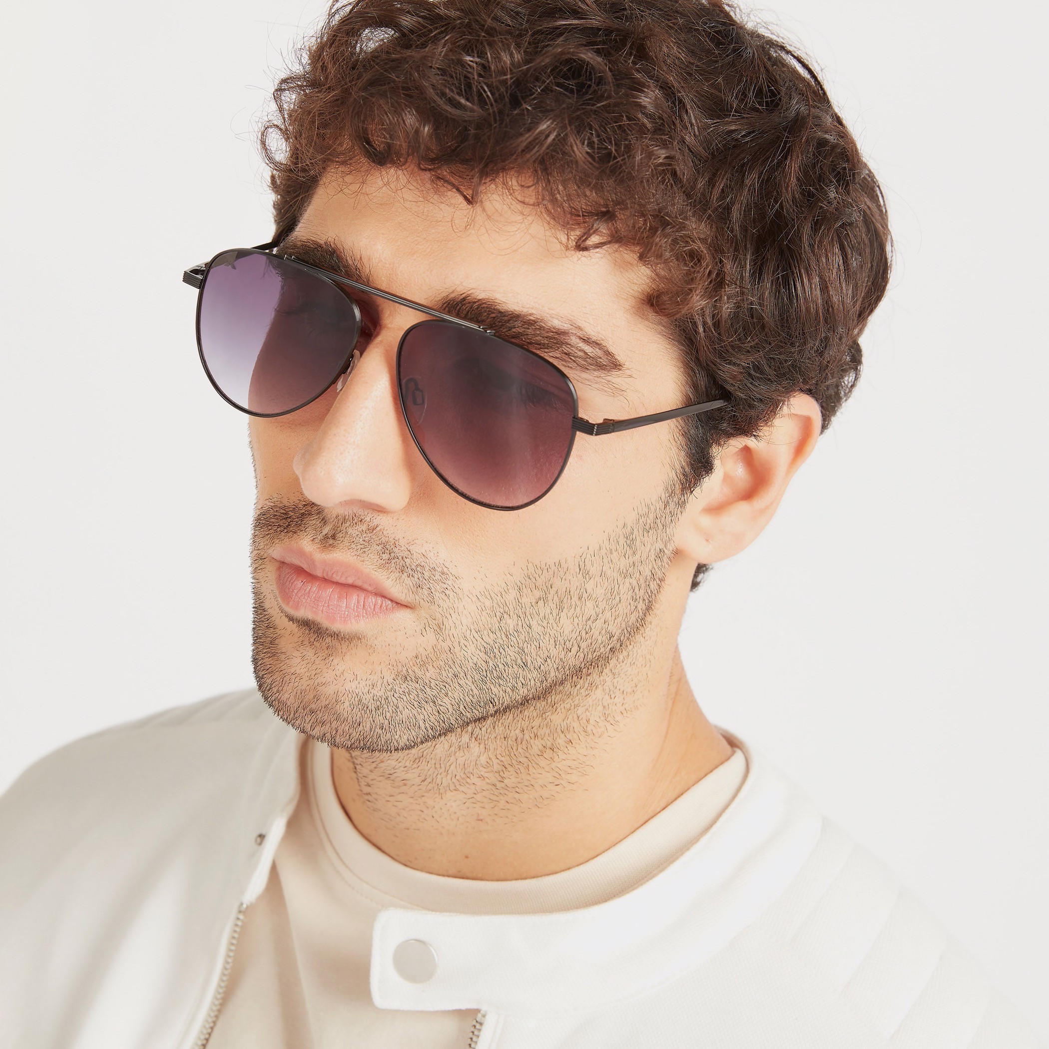 نظارة شمسية أفيتور بوسادات أنف من أوكيالي-men-sunglasses-image-4