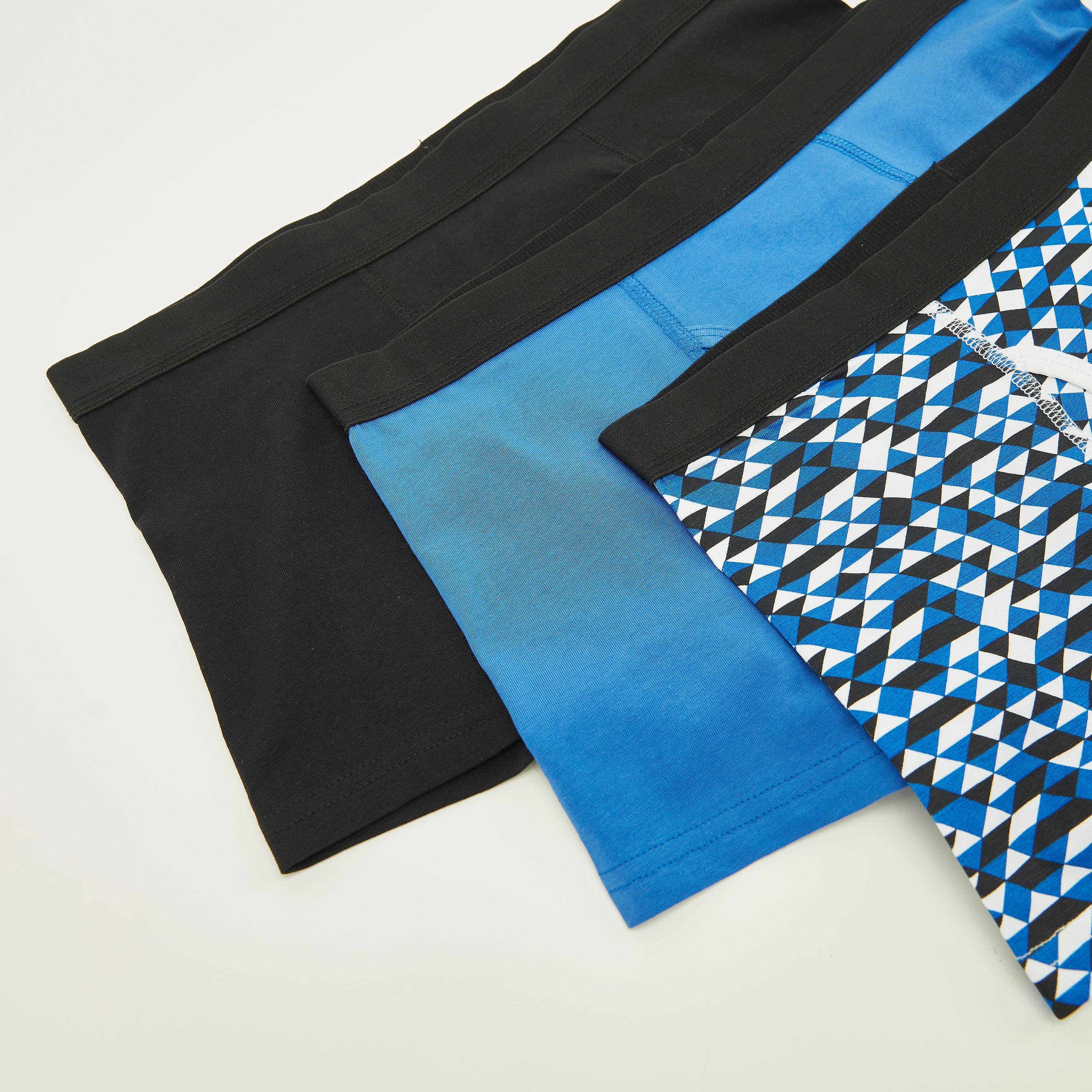 Assorted Trunk with Elasticated Waistband - Set of 3-men-clothing-innerwear-underwear-image-2