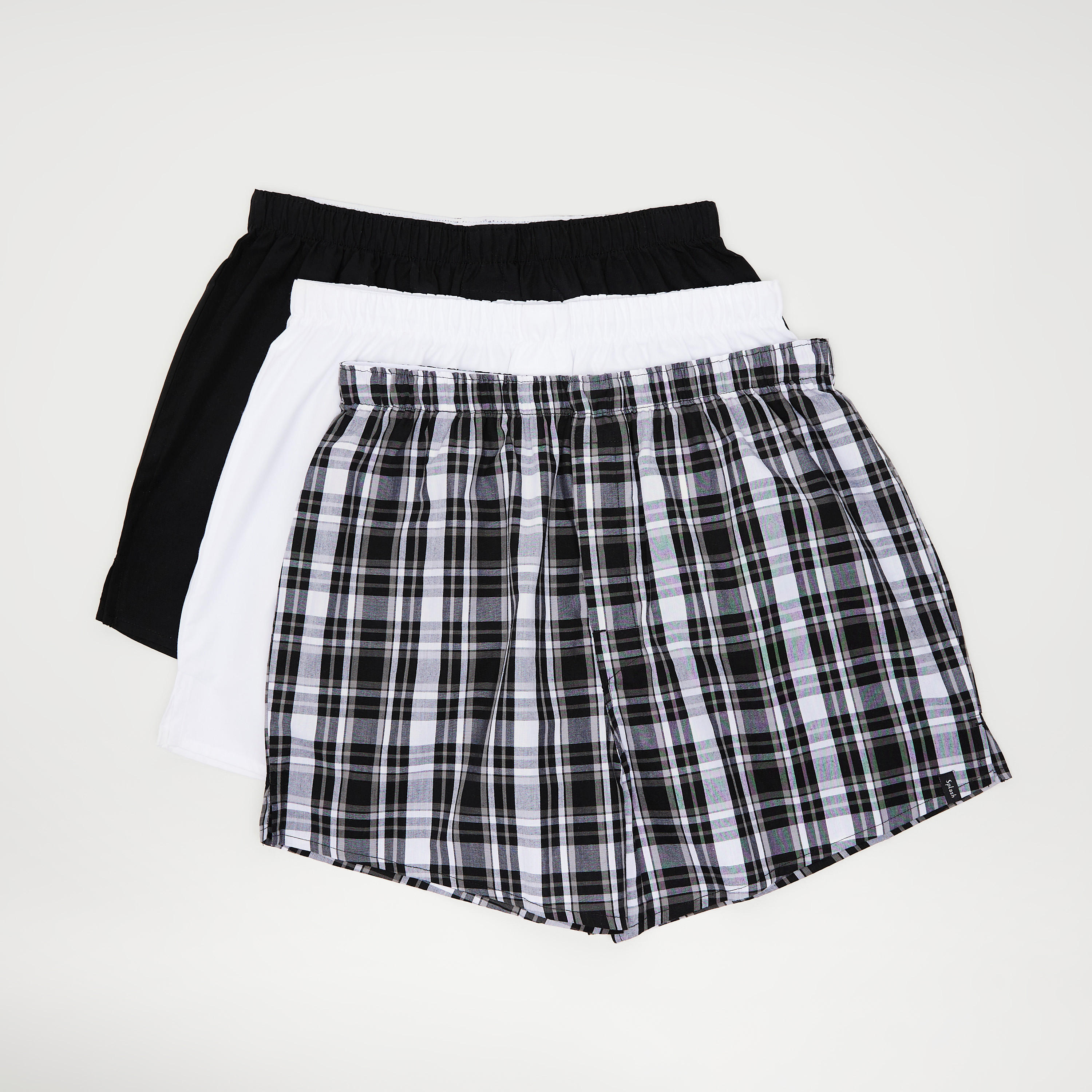 Set of 3 - Assorted Boxer with Elasticated Waistband-men-clothing-innerwear-underwear-image-1