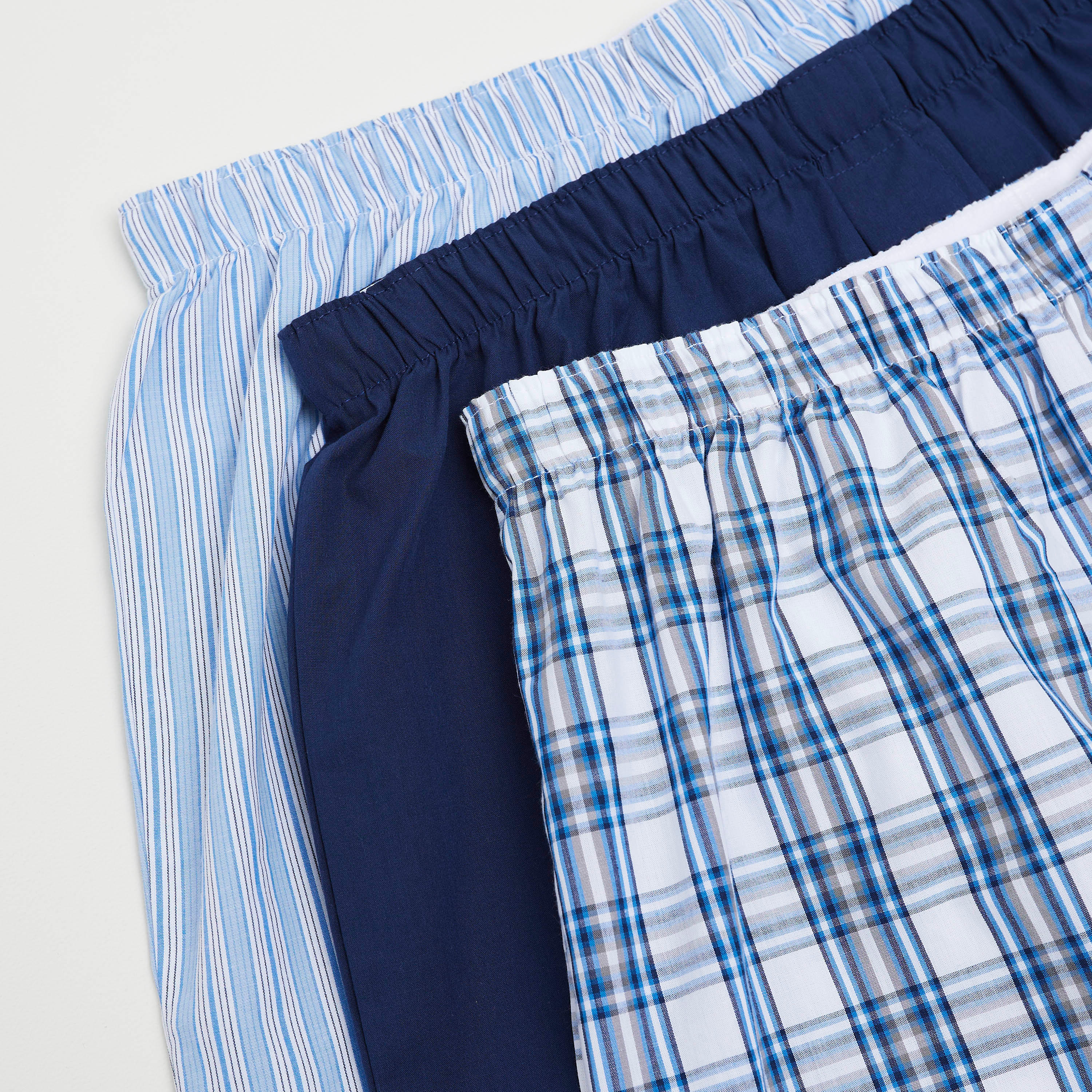 بوكسر بخصر مطاطي- طقم من 3 قطع متنوعة-men-clothing-innerwear-underwear-image-2