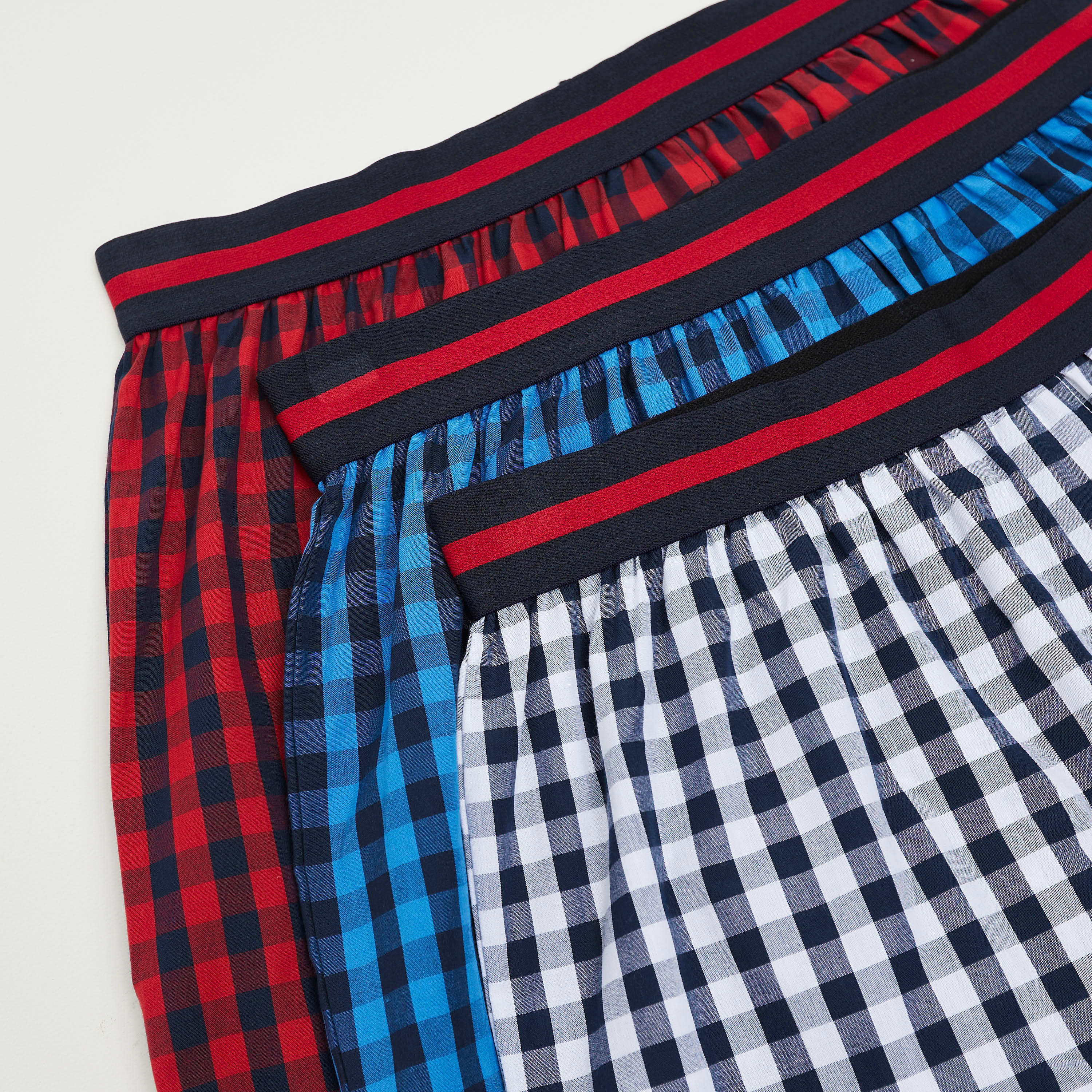 بوكسر كاروهات بخصر مطاطي- طقم من 3 قطع-men-clothing-innerwear-underwear-image-2