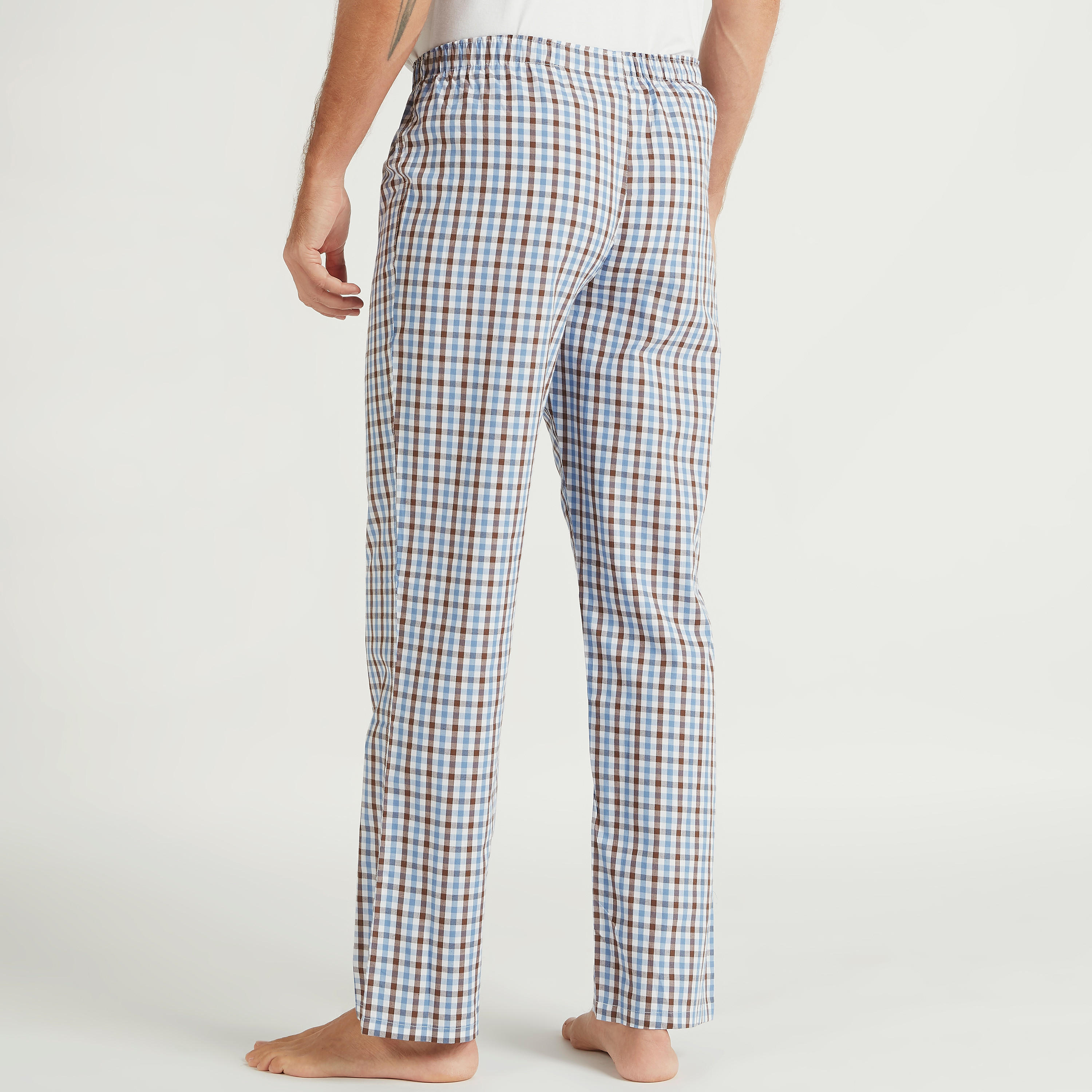 طقم بيجامات طويلة متنوّعة بخصر مطاطي - قطعتين-men-clothing-nightwear-pyjamaandshorts-image-5