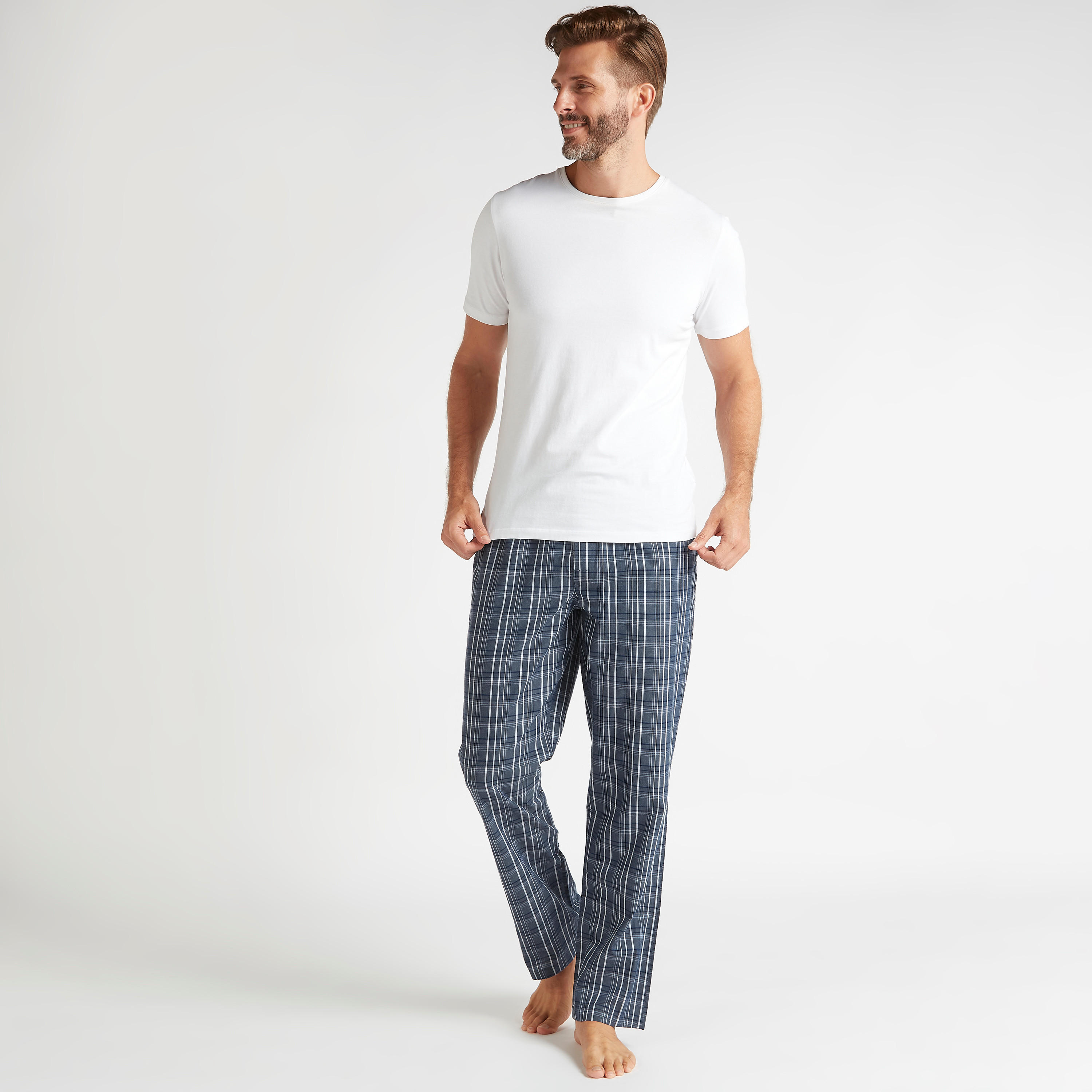 طقم بيجامات طويلة متنوّعة بخصر مطاطي - قطعتين-men-clothing-nightwear-pyjamaandshorts-image-5