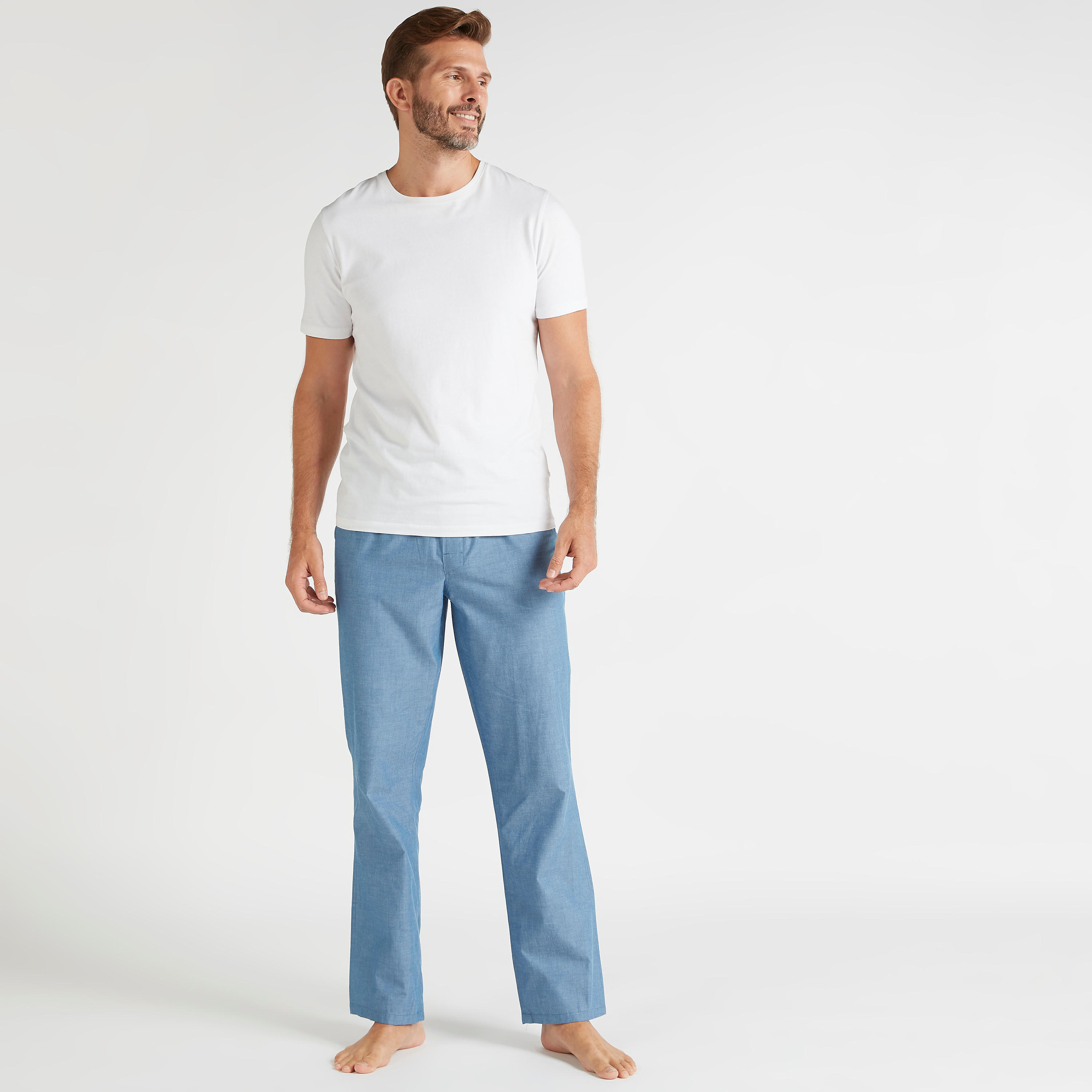 طقم بيجامات طويلة متنوّعة بخصر مطاطي - قطعتين-men-clothing-nightwear-pyjamaandshorts-image-4