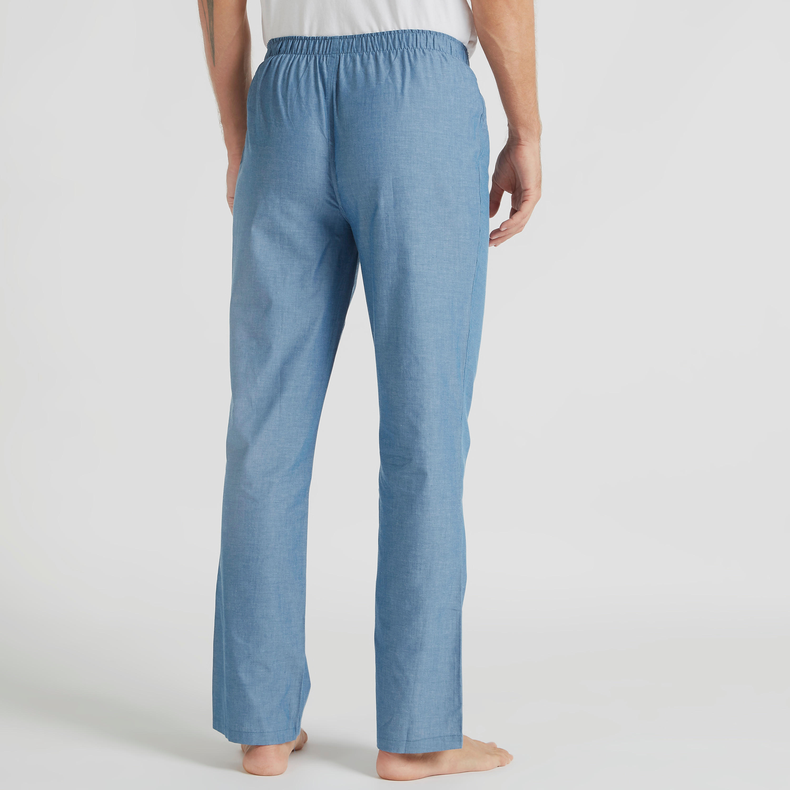 طقم بيجامات طويلة متنوّعة بخصر مطاطي - قطعتين-men-clothing-nightwear-pyjamaandshorts-image-2