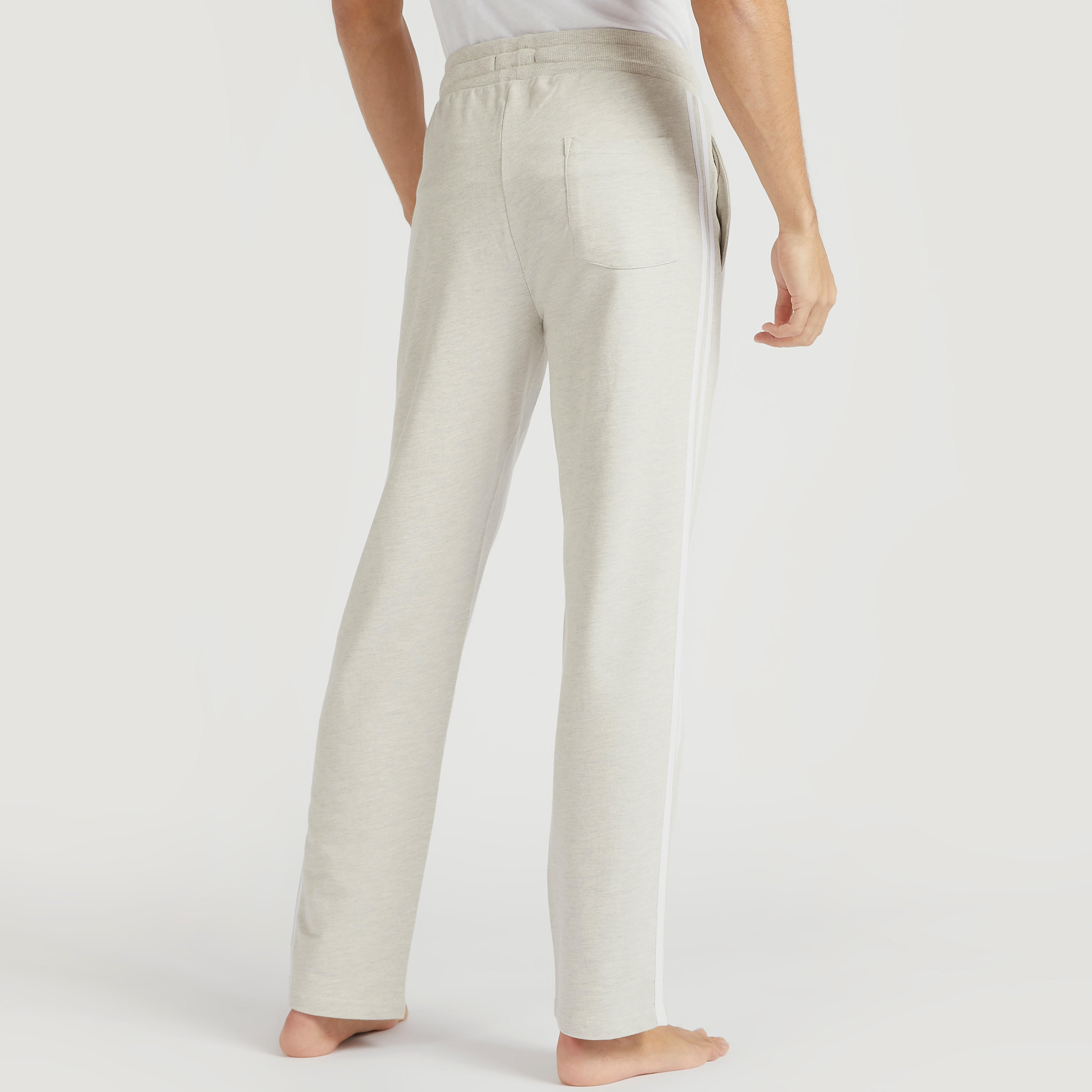 Solid Pyjamas with Pockets and Elasticated Drawstring Waist-men-clothing-nightwear-pyjamaandshorts-image-4