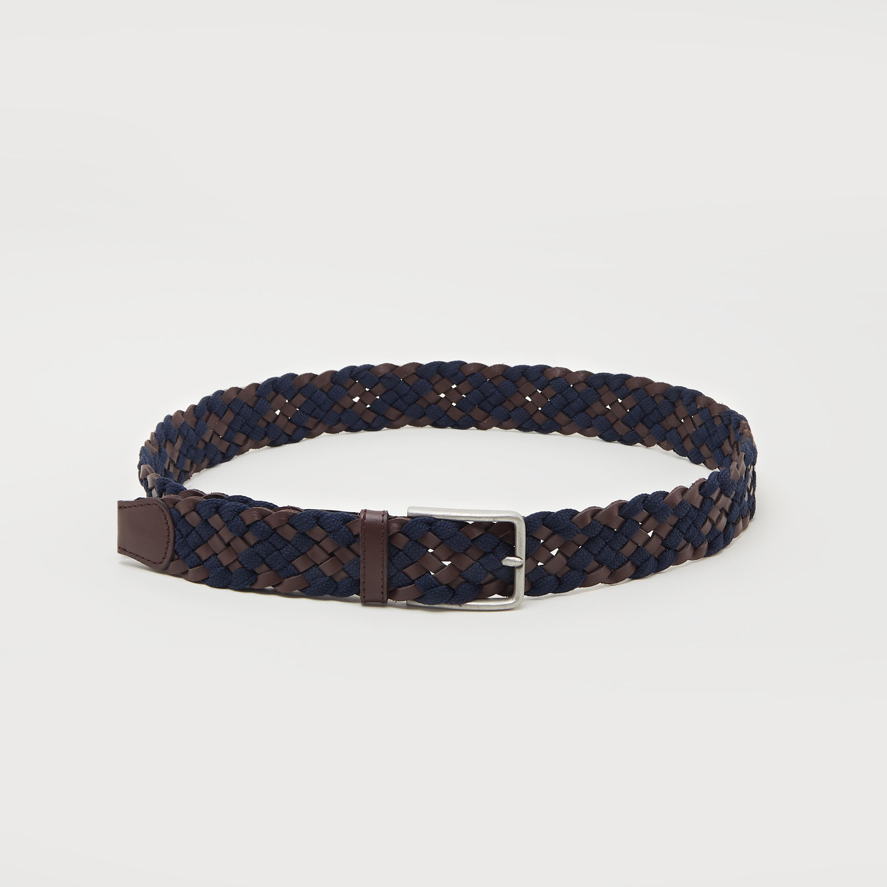 حزام بارز الملمس بإبزيم بدبوس للإغلاق-men-beltsandwallets-belts-image-4